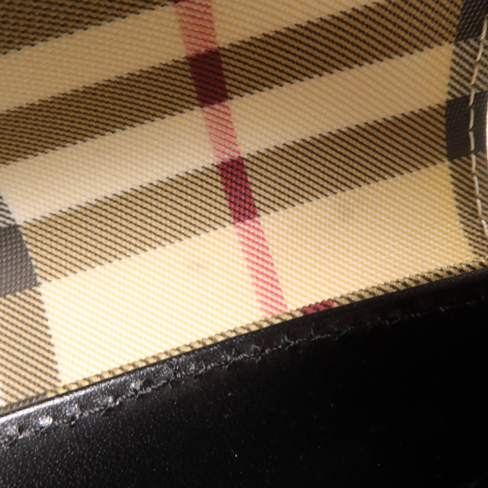 BURBERRY 塗層帆布Nova Check肩背袋