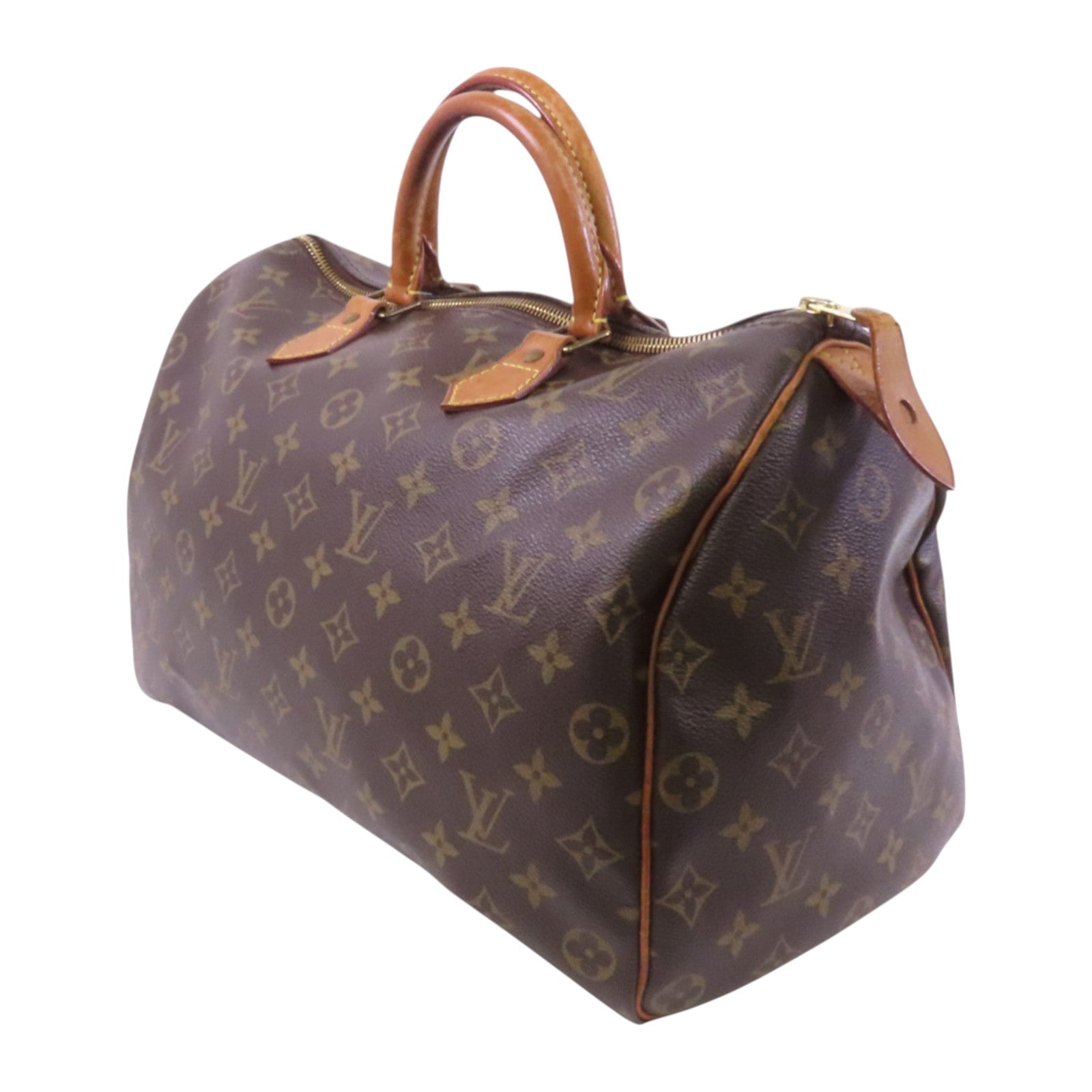 LOUIS VUITTON 【激減優惠】Monogram Speedy 35金扣手挽袋