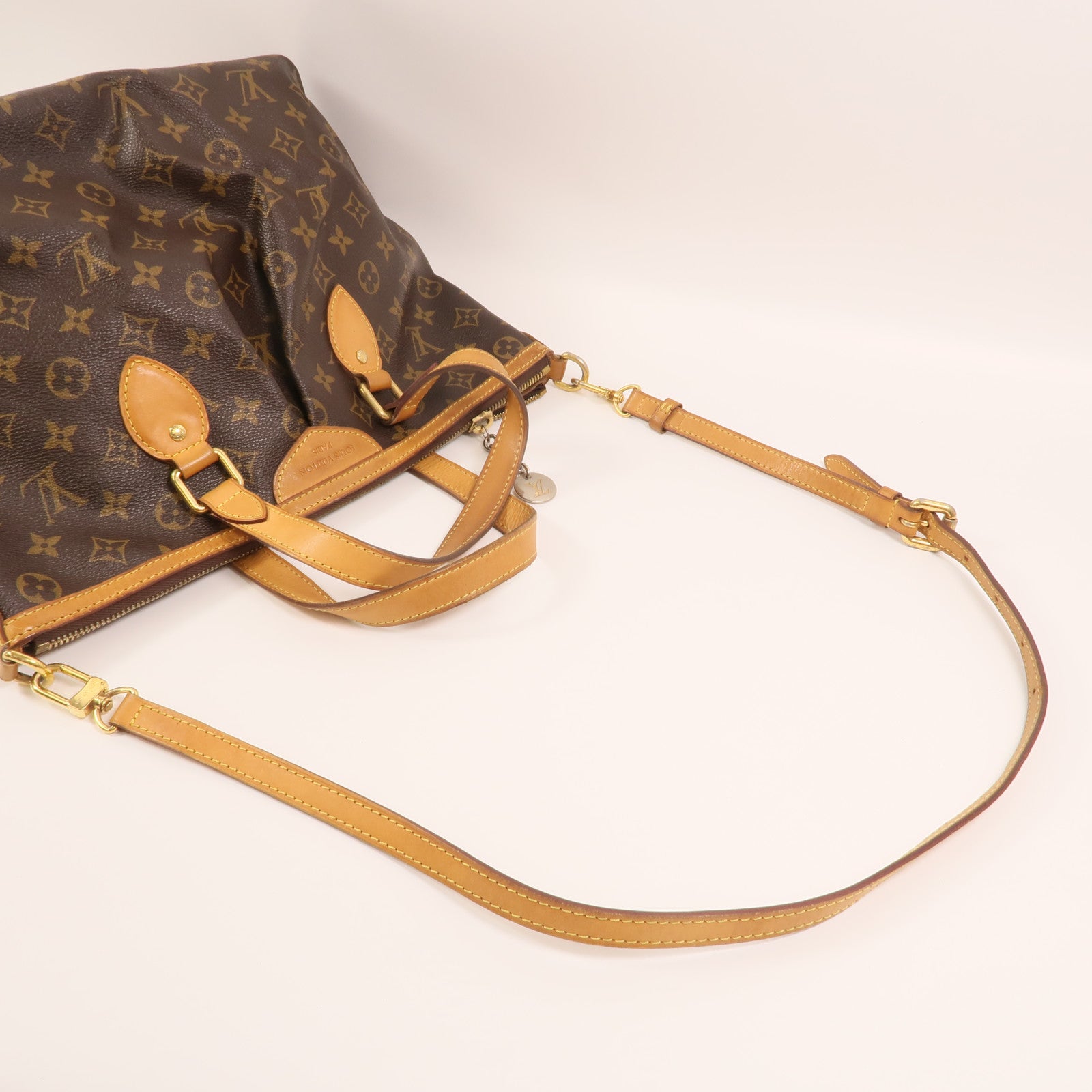 LOUIS VUITTON Monogram Palermo PM金扣手挽肩背兩用袋