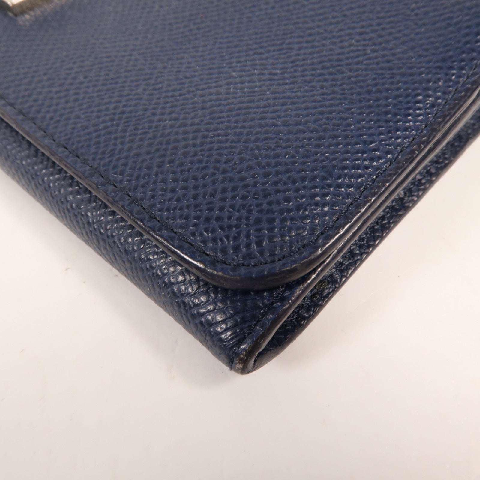 TOD'S 牛皮皮革Long Wallet銀扣長錢包