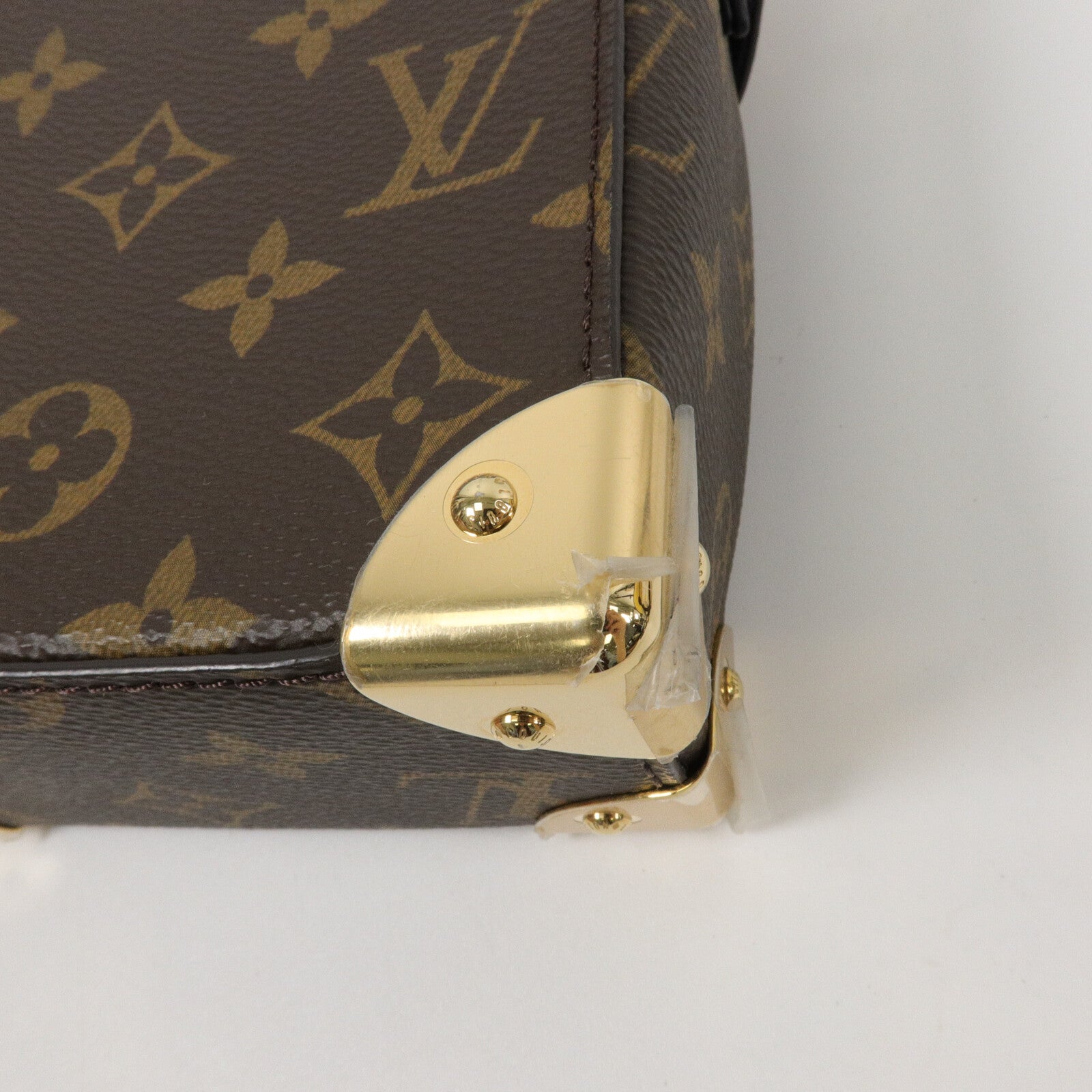 LOUIS VUITTON Monogram/Monogram Reverse Camera Box鏈帶手挽肩背兩用袋