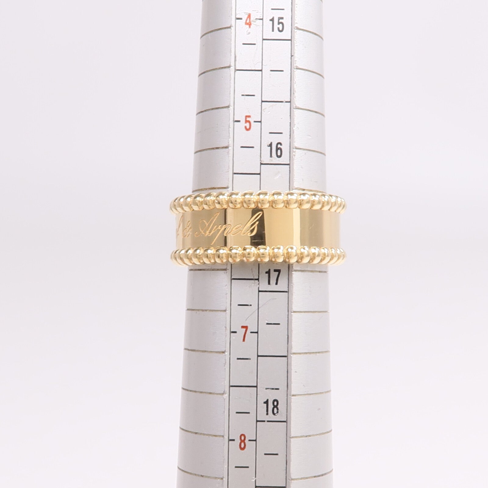 Van Cleef & Arpels 18K黃金Perlee Signature戒指