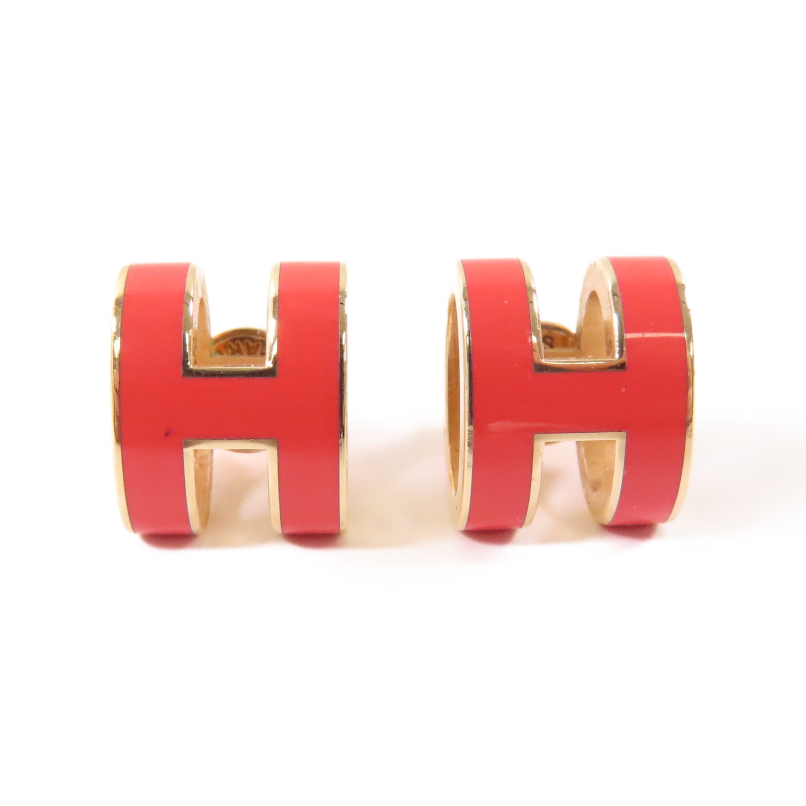 HERMES 金屬Pop H耳環