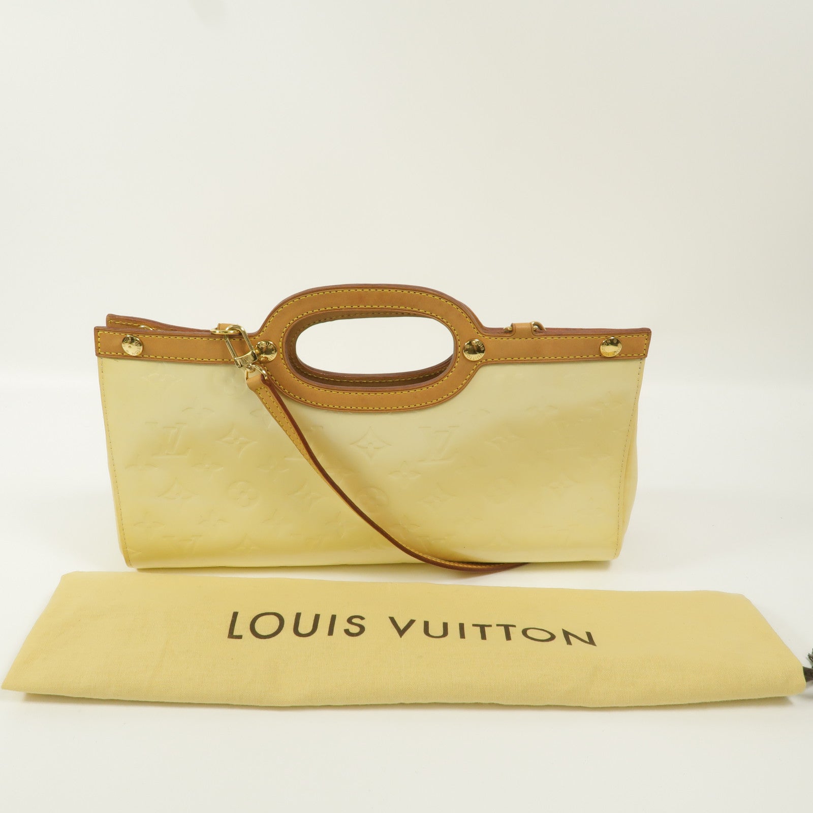 LOUIS VUITTON Monogram Vernis Roxbury Drive手挽肩背兩用袋