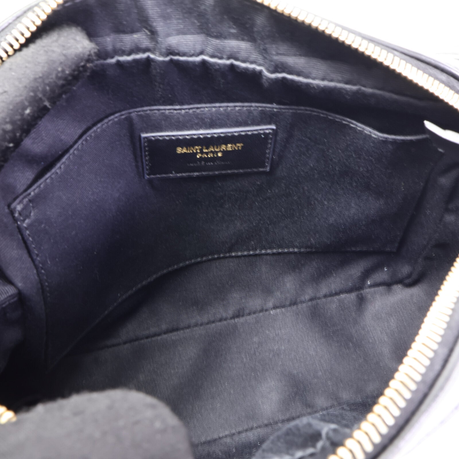 YVES SAINT LAURENT 牛皮皮革Lou Camera Bag肩背袋