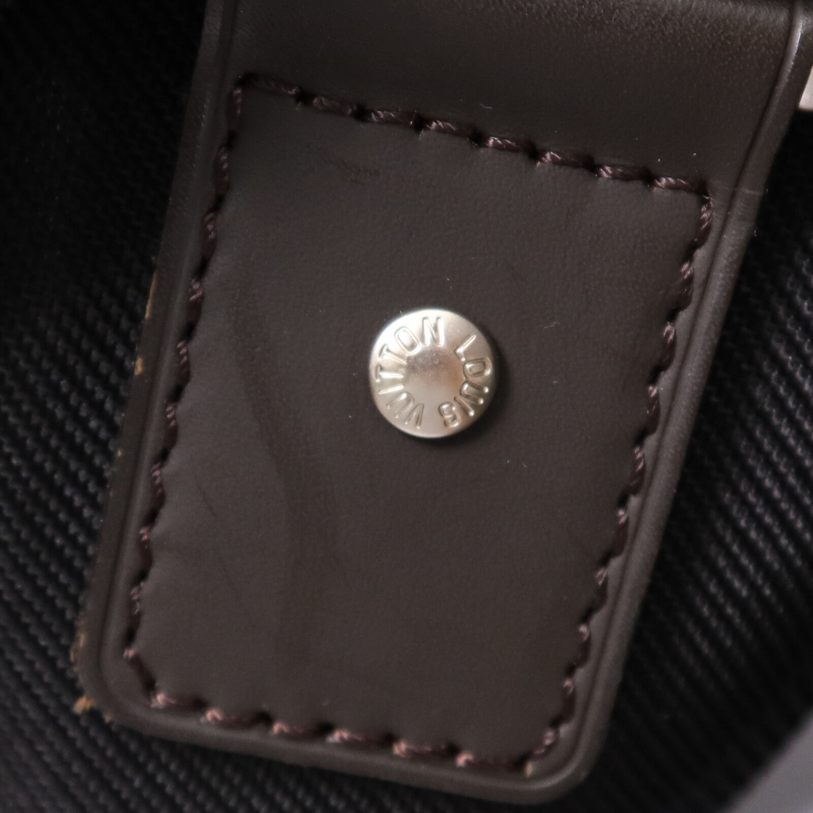 LOUIS VUITTON Damier Geant Petit Messager銀扣肩背袋