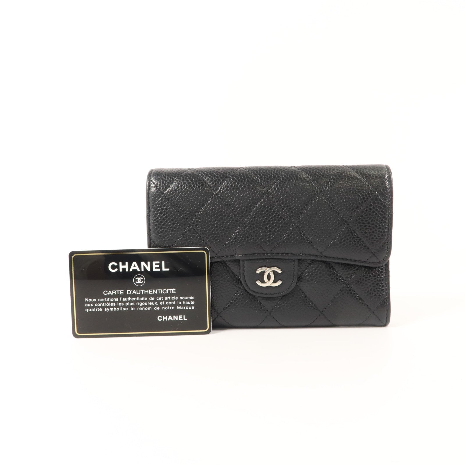 CHANEL 牛皮皮革Classic Flap Wallet錢包