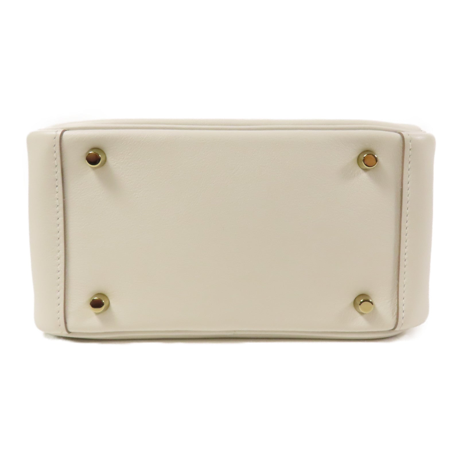 HERMES Swift皮革Mini Lindy金扣手挽肩背兩用袋White/Gris Meyer