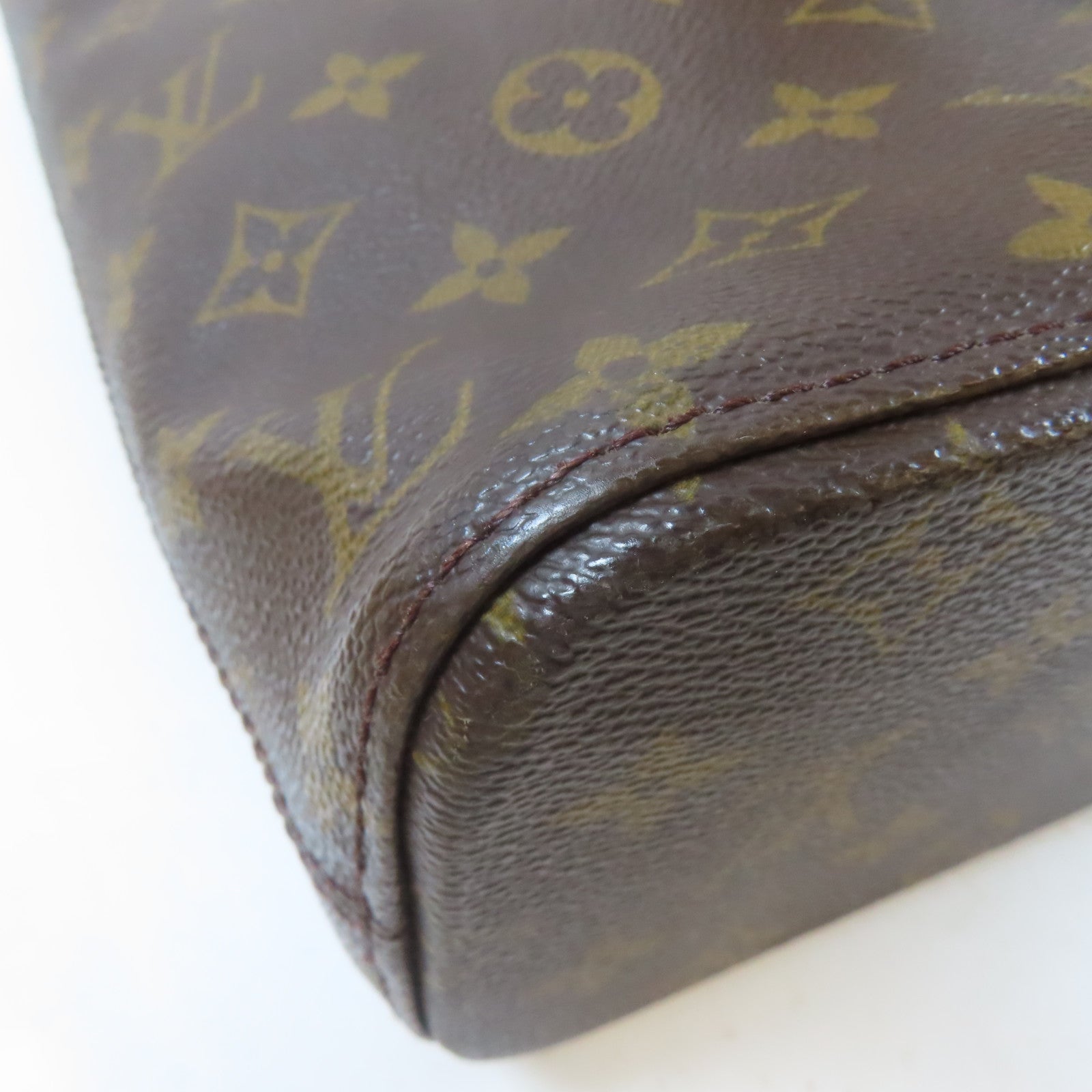 LOUIS VUITTON Monogram Luco Tote Bag金扣手挽袋啡色