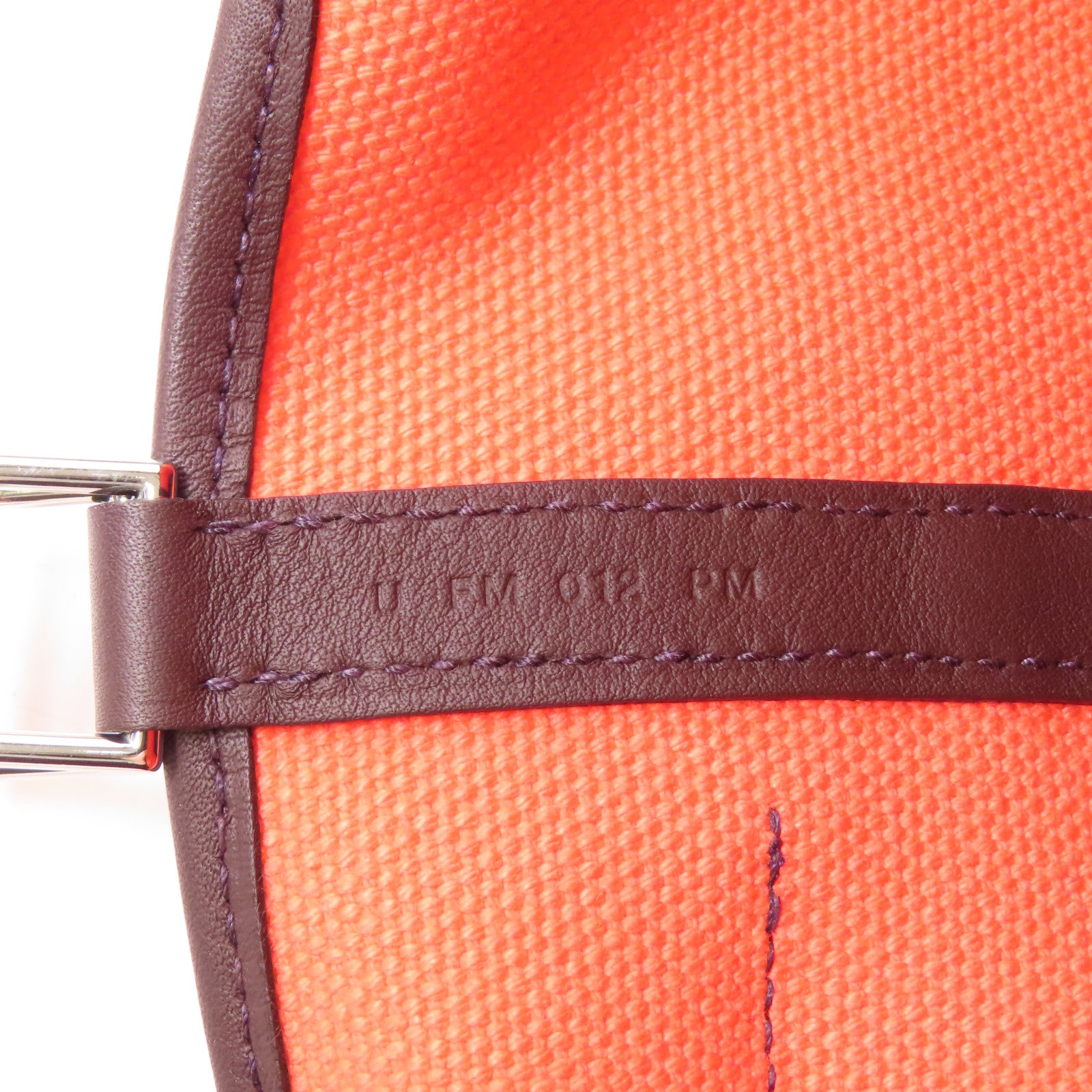 HERMES 帆布Picotin Cargo PM手挽袋Rose Texas