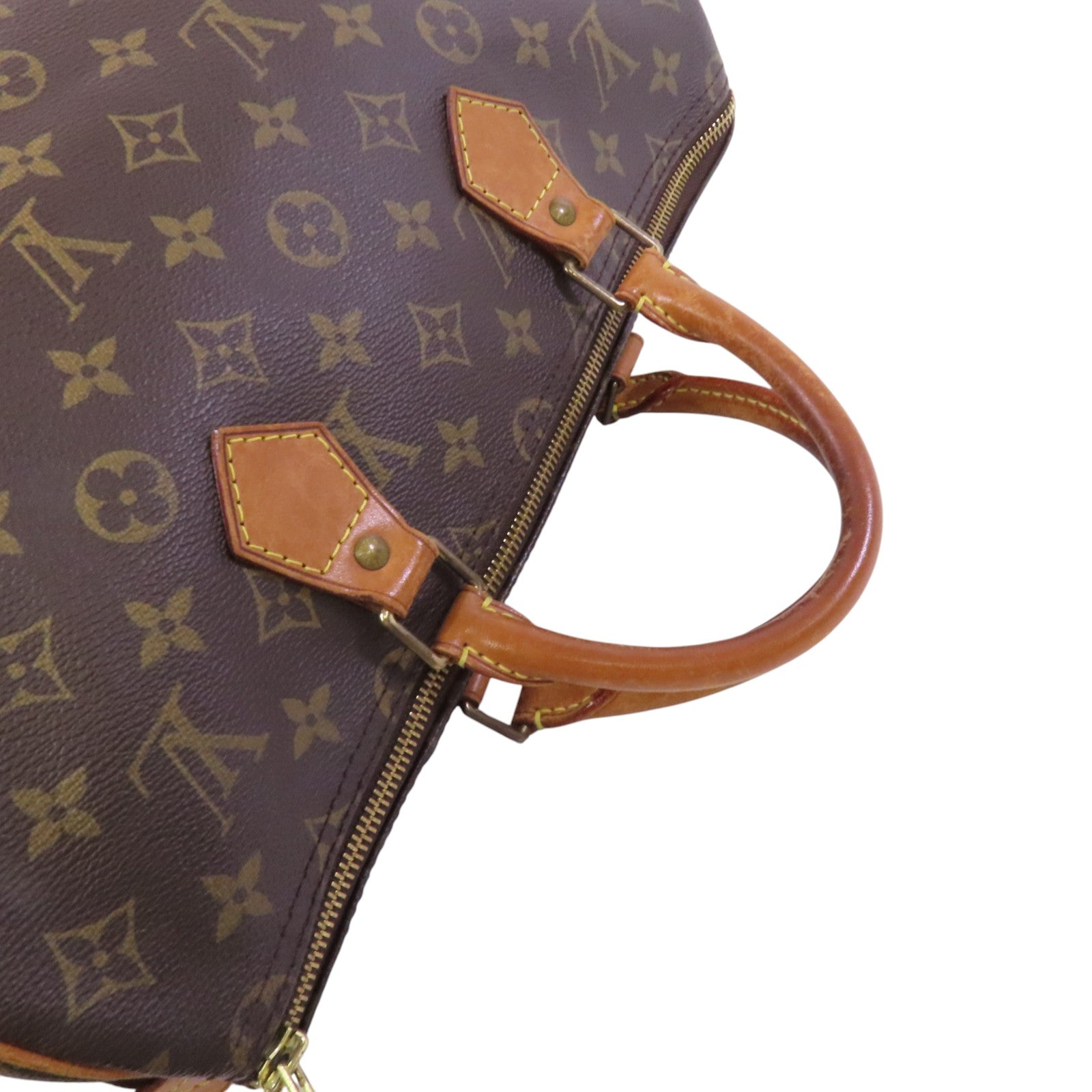 LOUIS VUITTON 【激減優惠】Monogram Speedy 35金扣手挽袋