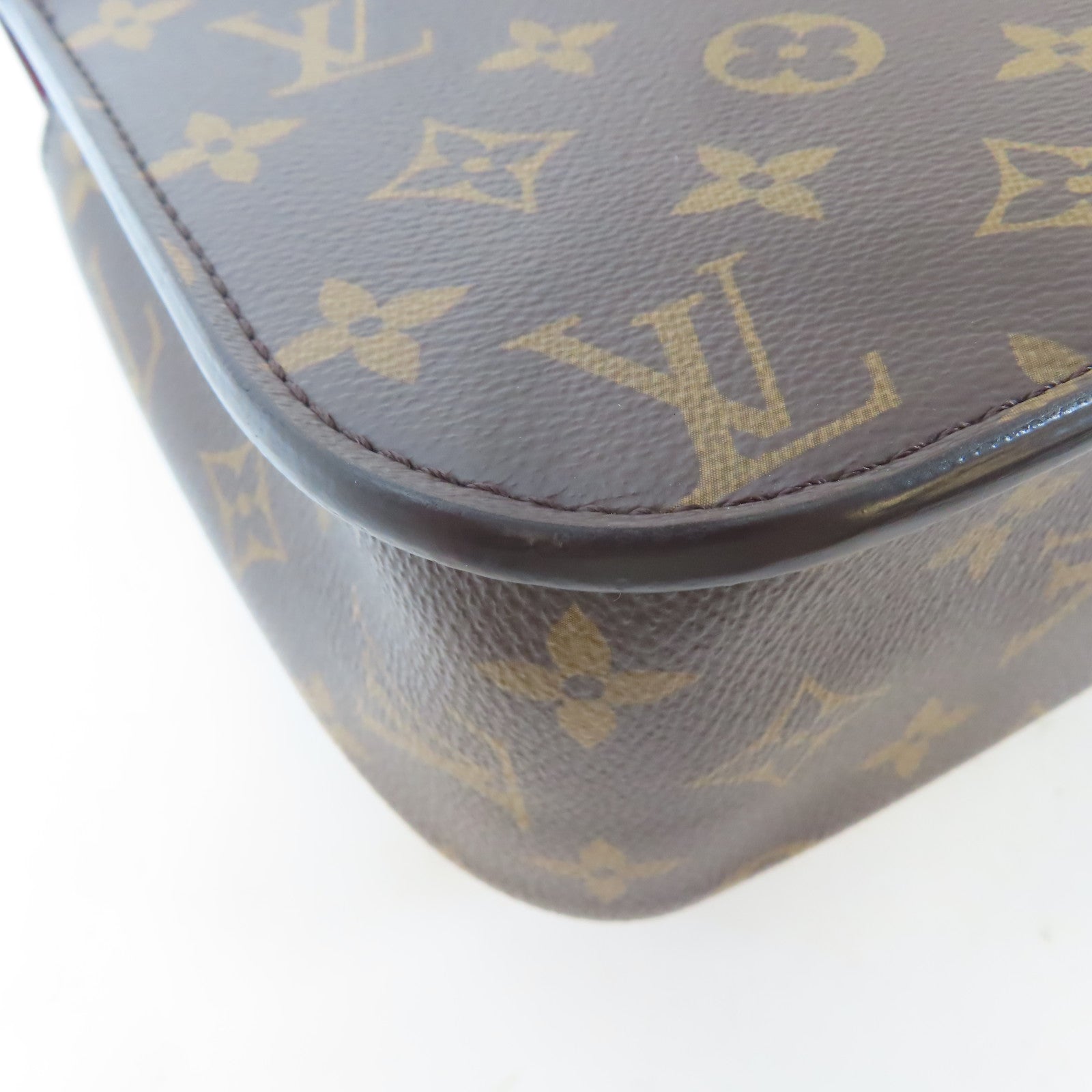 LOUIS VUITTON Monogram Passy Bag金扣鏈帶肩背袋啡色