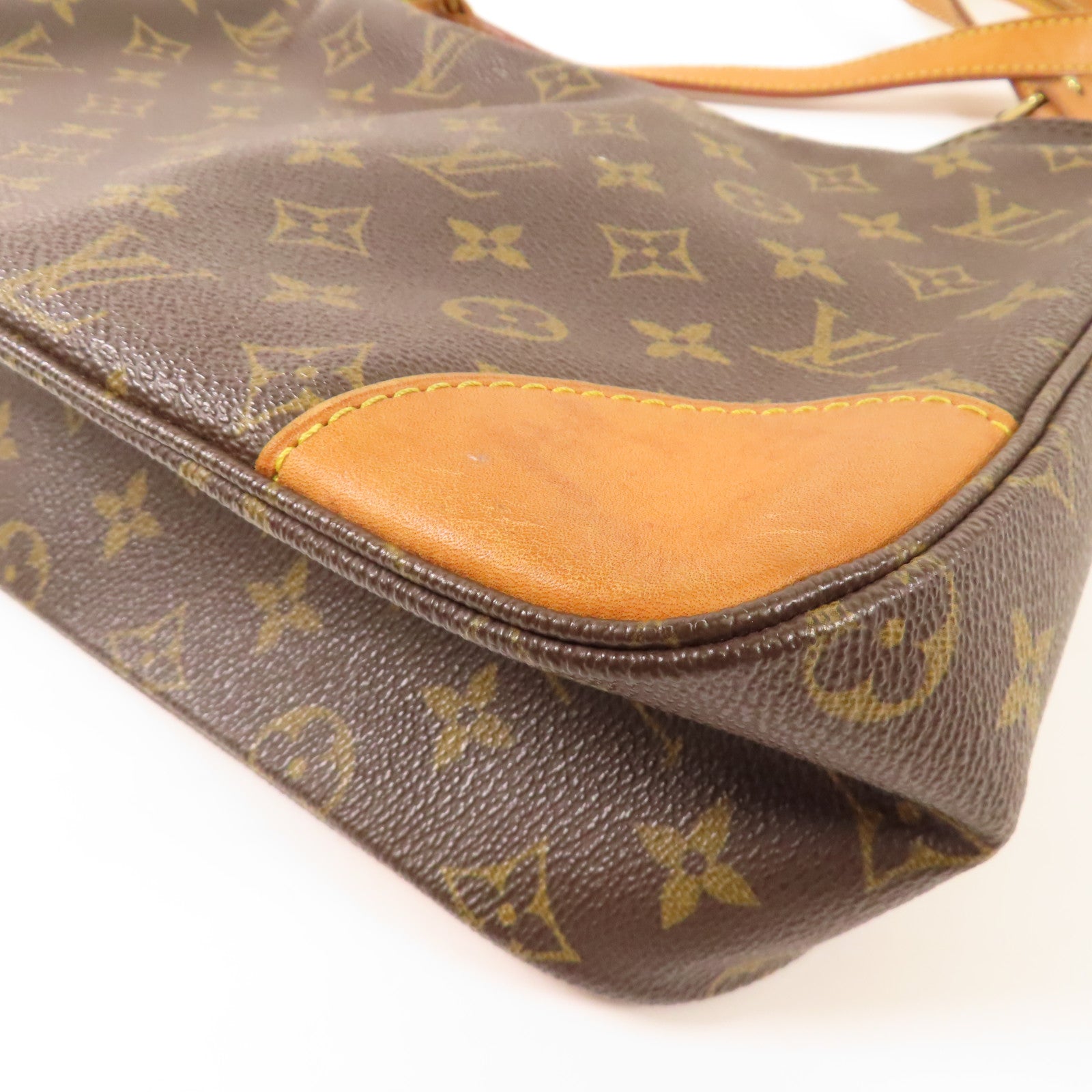 LOUIS VUITTON Monogram Boulogne肩背袋棕色