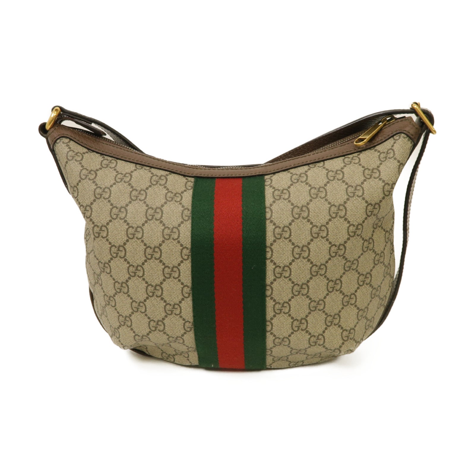 GUCCI 塗層帆布Ophidia GG Small Crossbody Bag金扣肩背袋啡色