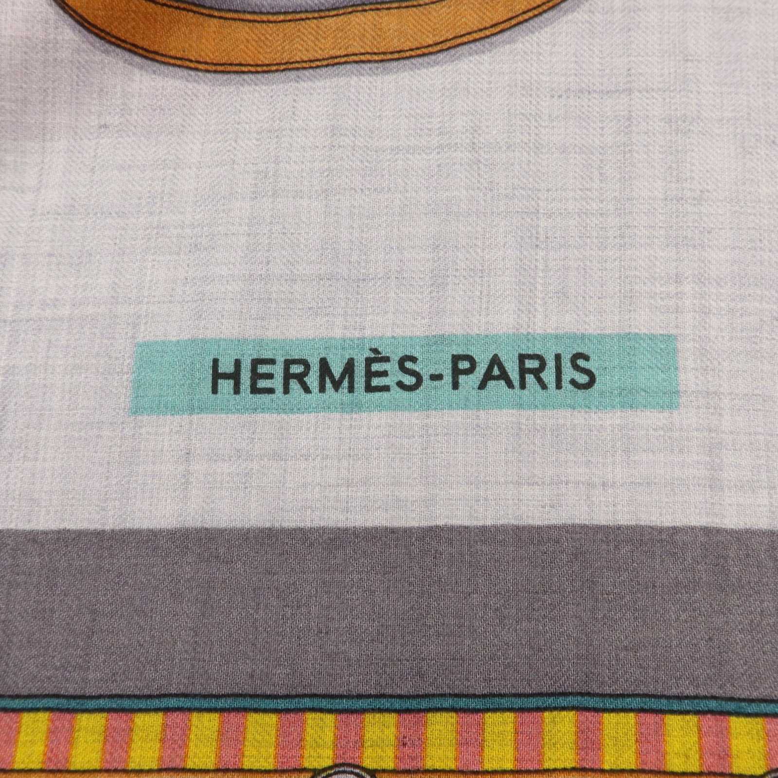 HERMES 羊絨/絲質Scarf 140X140絲巾