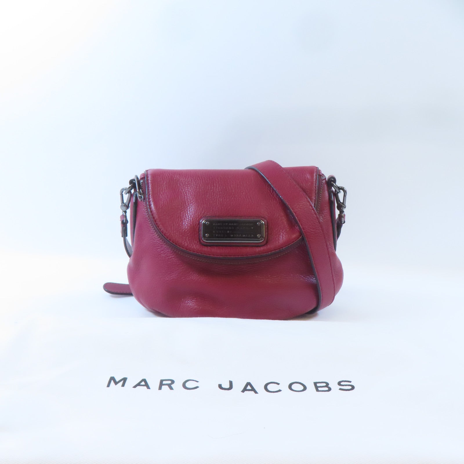 MARC BY MARC JACOBS 皮革Mini Natasha斜孭袋紅色