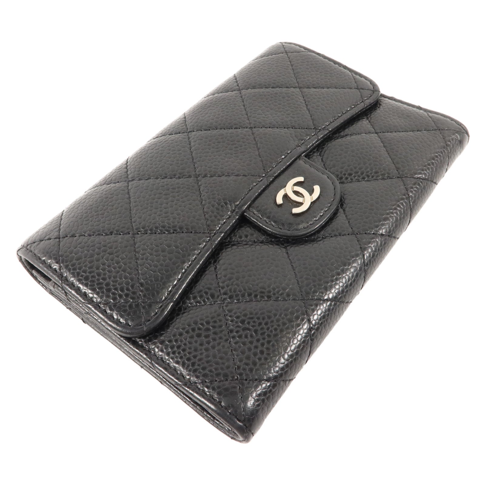 CHANEL 牛皮皮革Classic Flap Wallet錢包