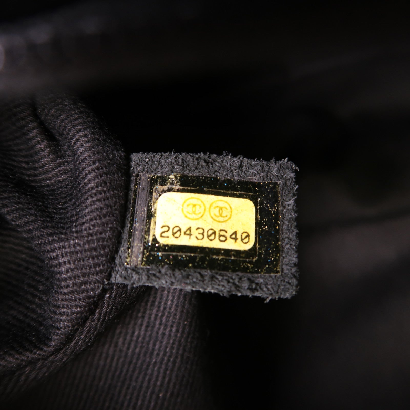 CHANEL 牛皮皮革Split Pocket Flap銀扣鏈帶肩背袋