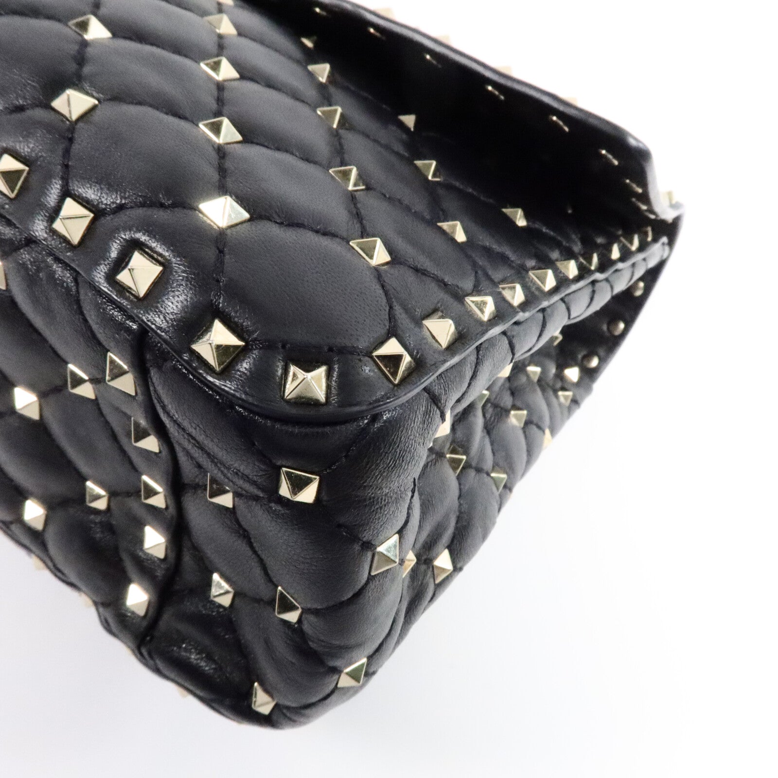 Valentino 牛皮皮革Rockstud Spike Large手挽肩背兩用袋