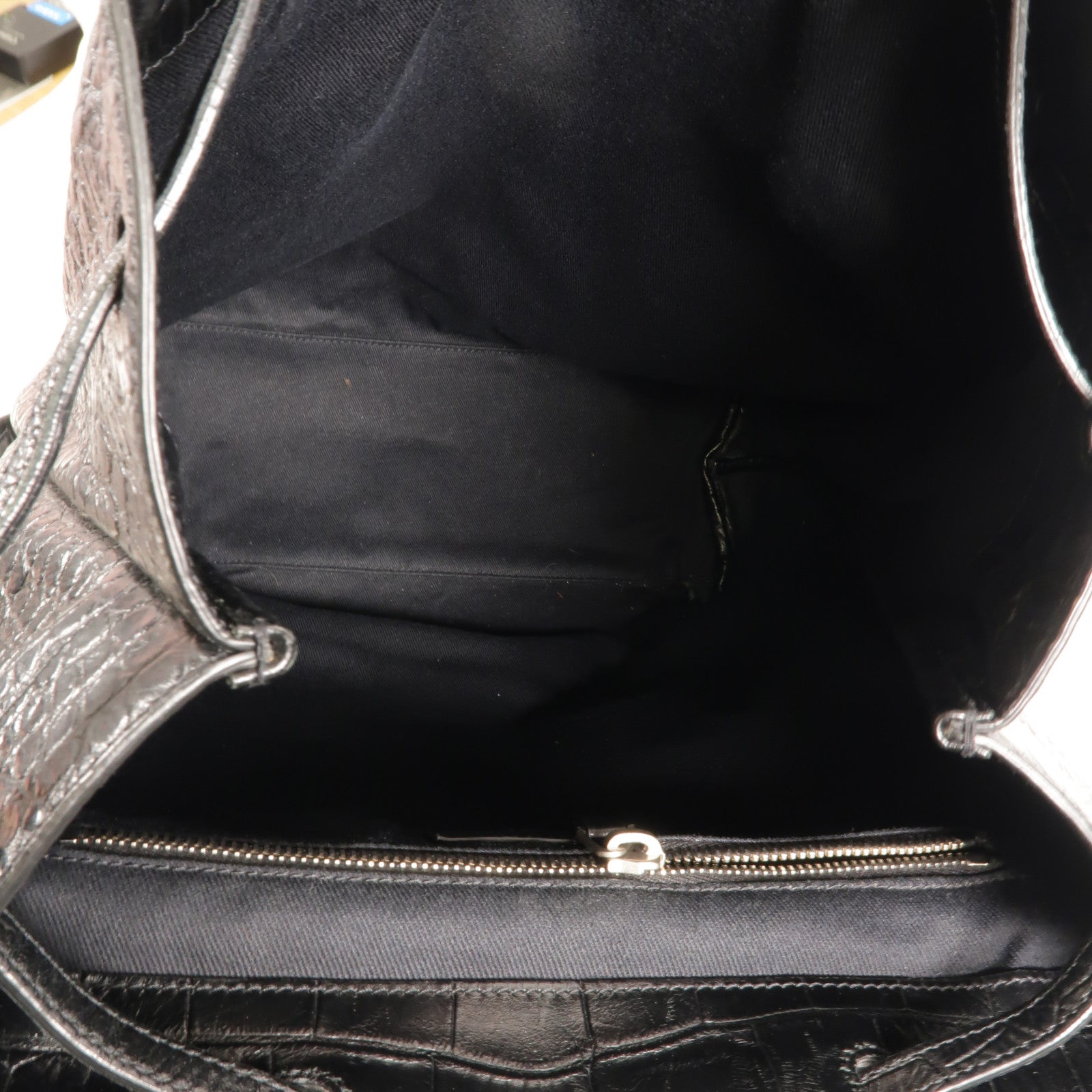 SAINT LAURENT 牛皮皮革Sac de Jour Backpack背包