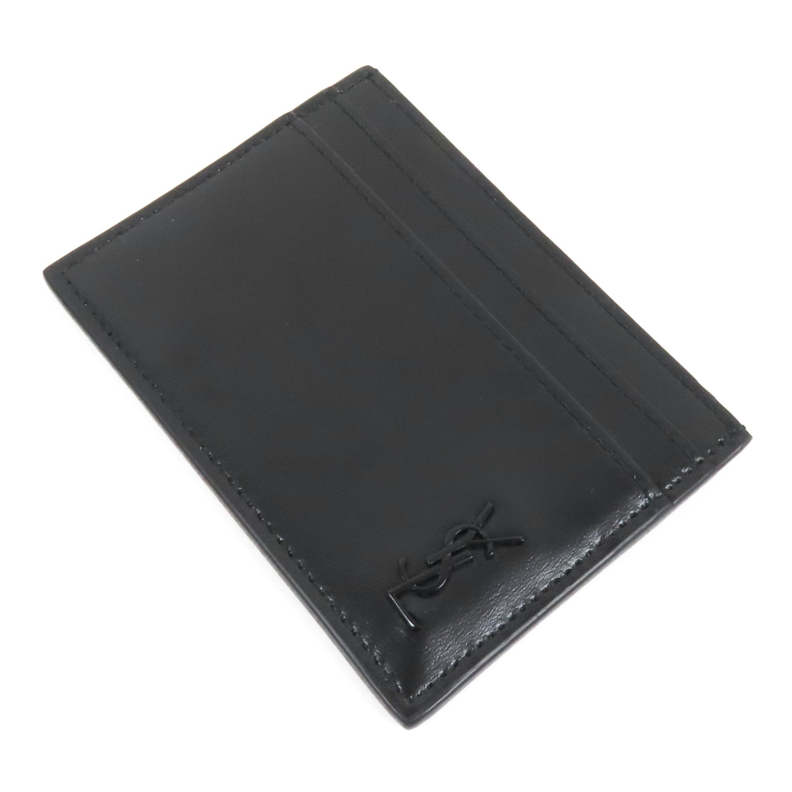 SAINT LAURENT 牛皮皮革TINY CASSANDRA Card Case卡片套