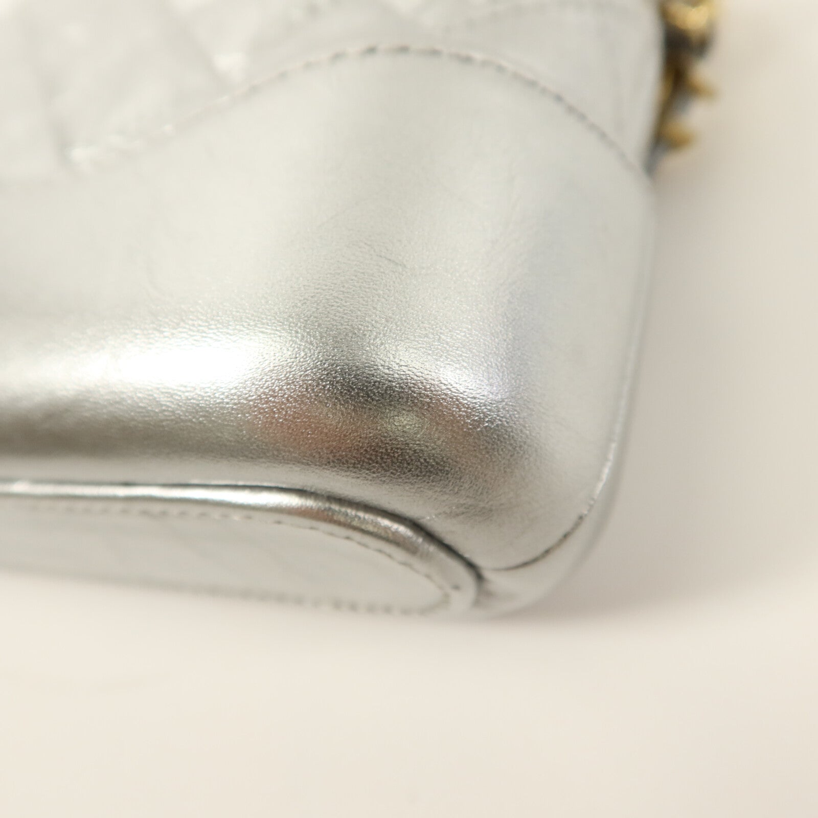 CHANEL 牛皮皮革Gabrielle Wallet On Chain鏈帶肩背袋