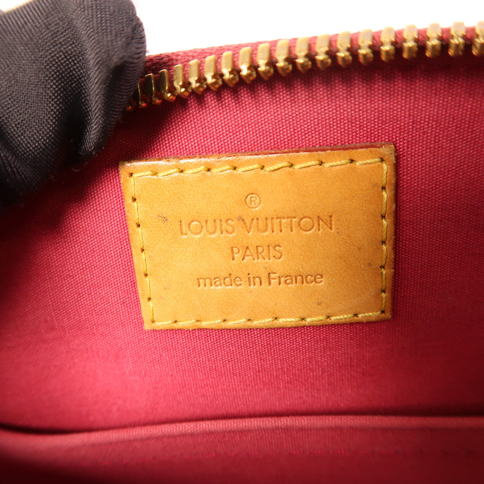 LOUIS VUITTON Vernis Alma BB金扣手挽肩背兩用袋