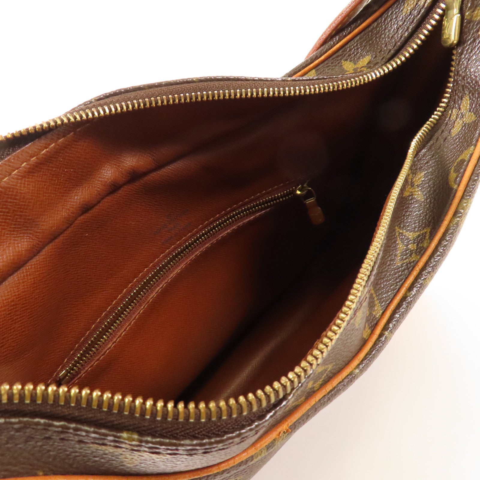 LOUIS VUITTON Monogram Boulogne肩背袋棕色