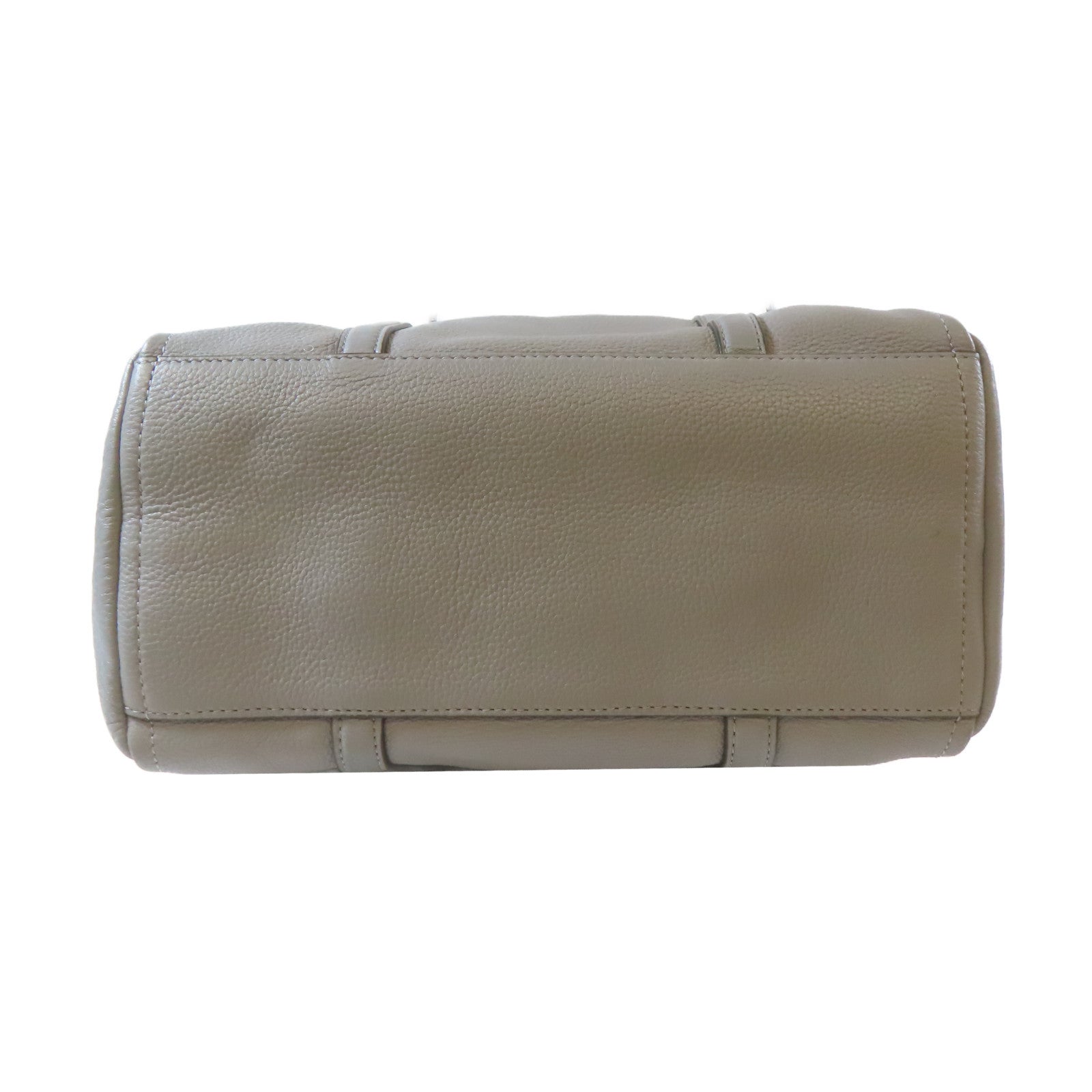 MARC JACOBS 牛皮皮革Tote Bag銀扣手挽肩背兩用袋灰色