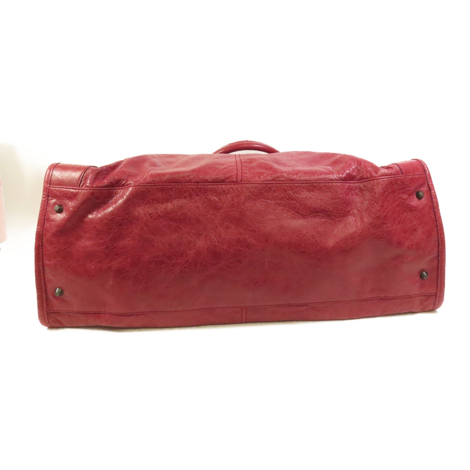 BALENCIAGA 牛皮皮革Weekender手挽袋