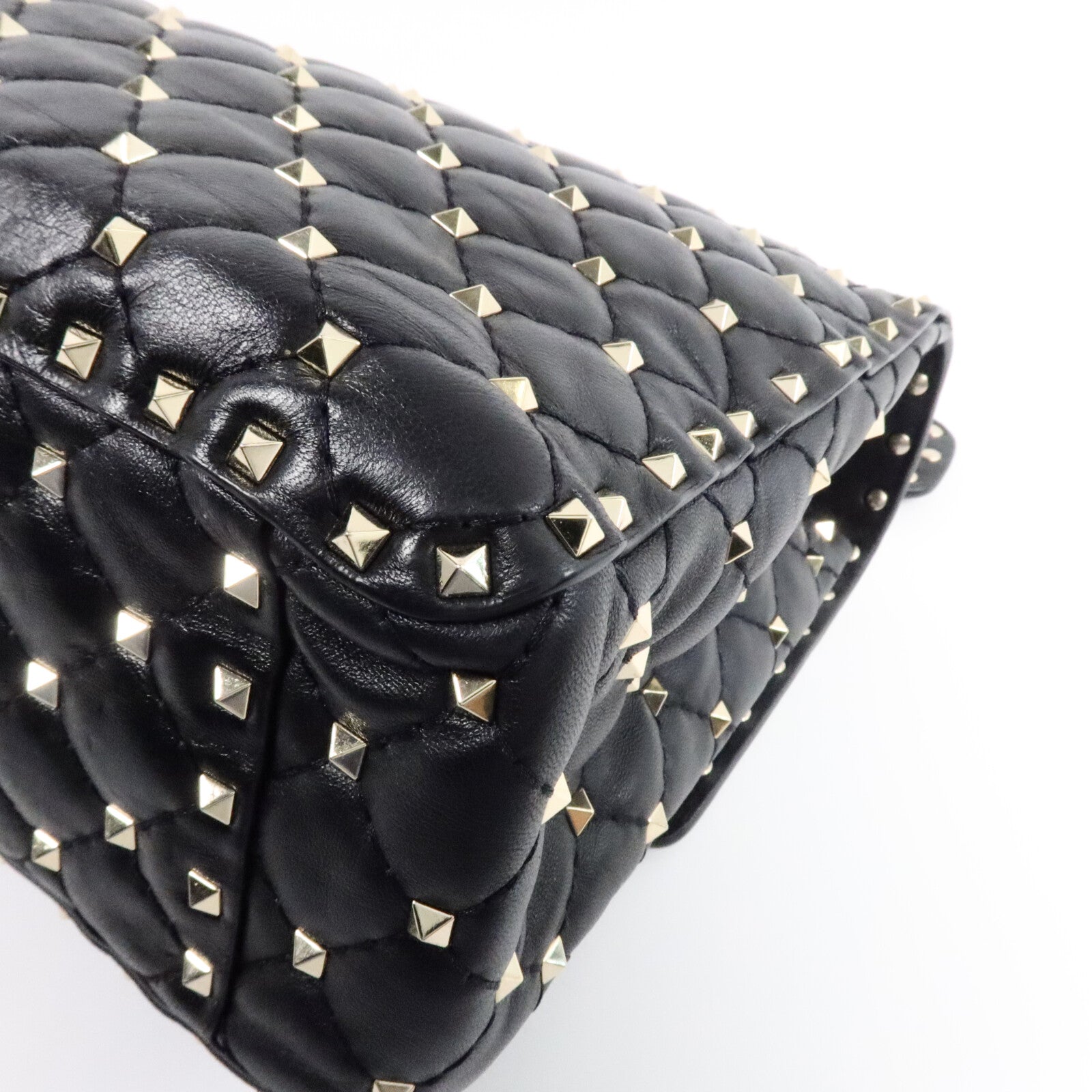 Valentino 牛皮皮革Rockstud Spike Large手挽肩背兩用袋