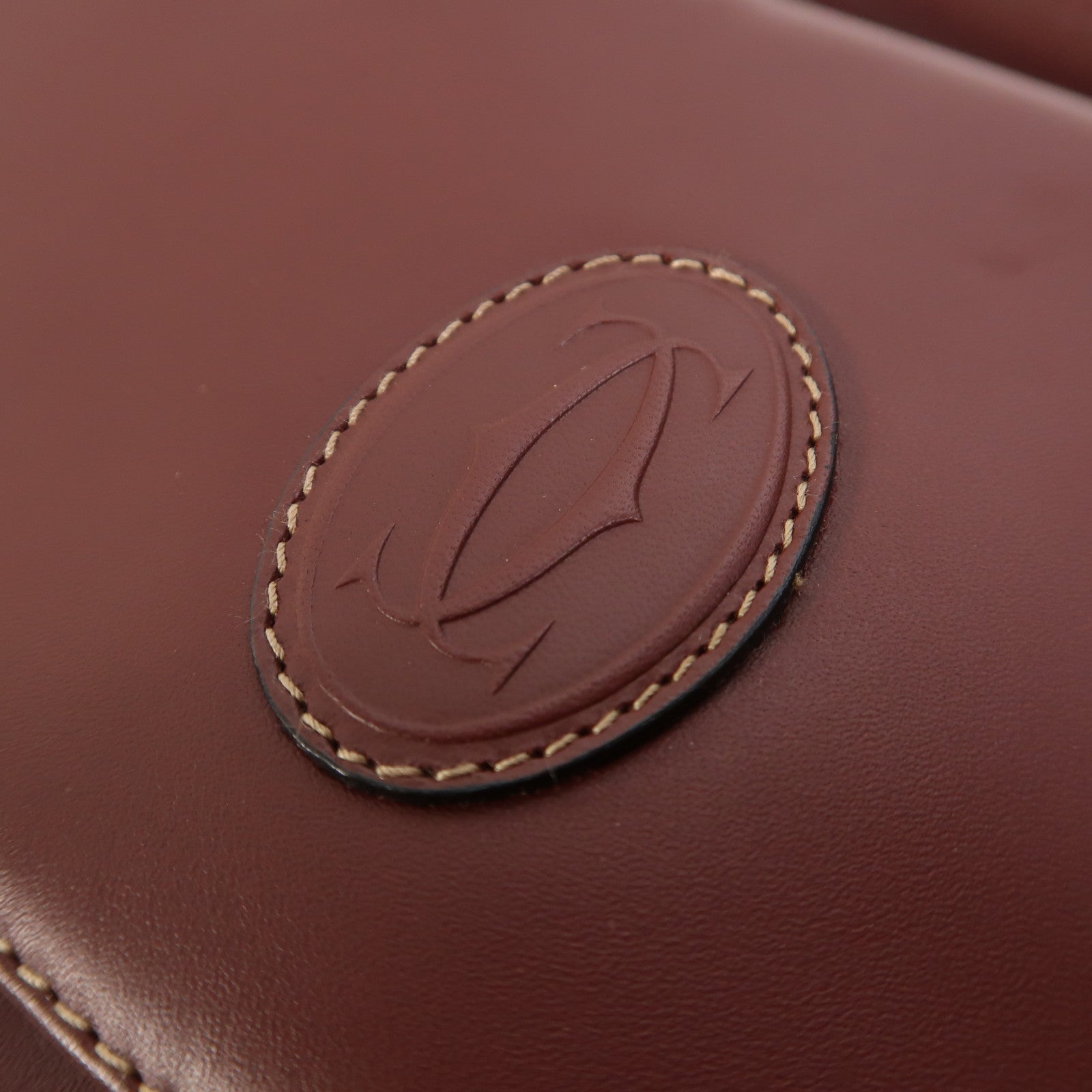 CARTIER 牛皮皮革Shoulder Bag金扣肩背袋