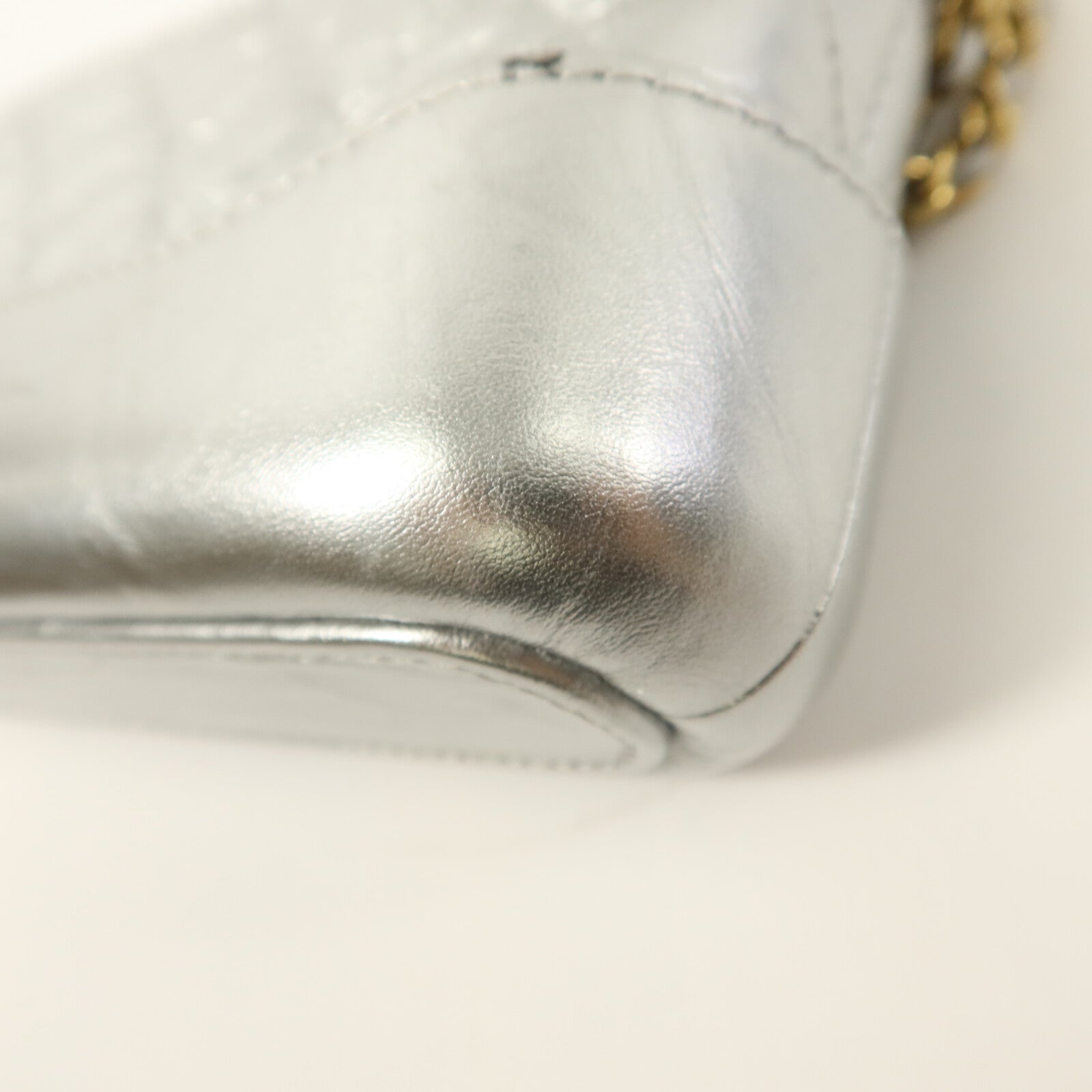 CHANEL 牛皮皮革Gabrielle Wallet On Chain鏈帶肩背袋