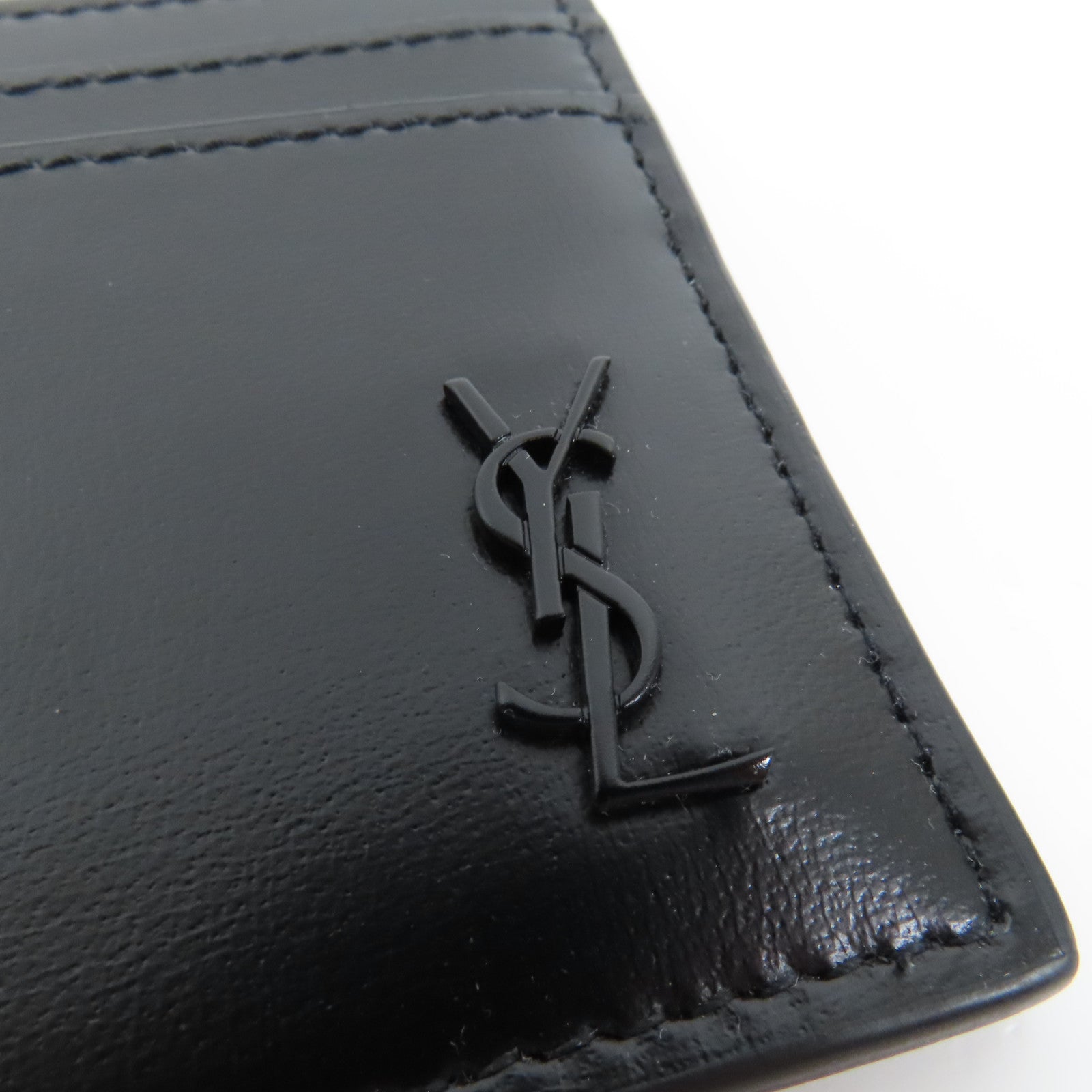 SAINT LAURENT 牛皮皮革TINY CASSANDRA Card Case卡片套