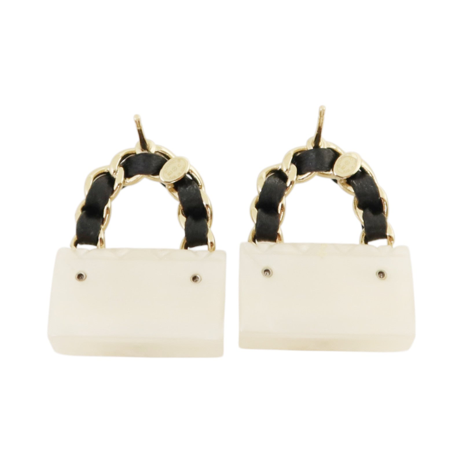 CHANEL 金屬/PVC/皮革Earrings耳環