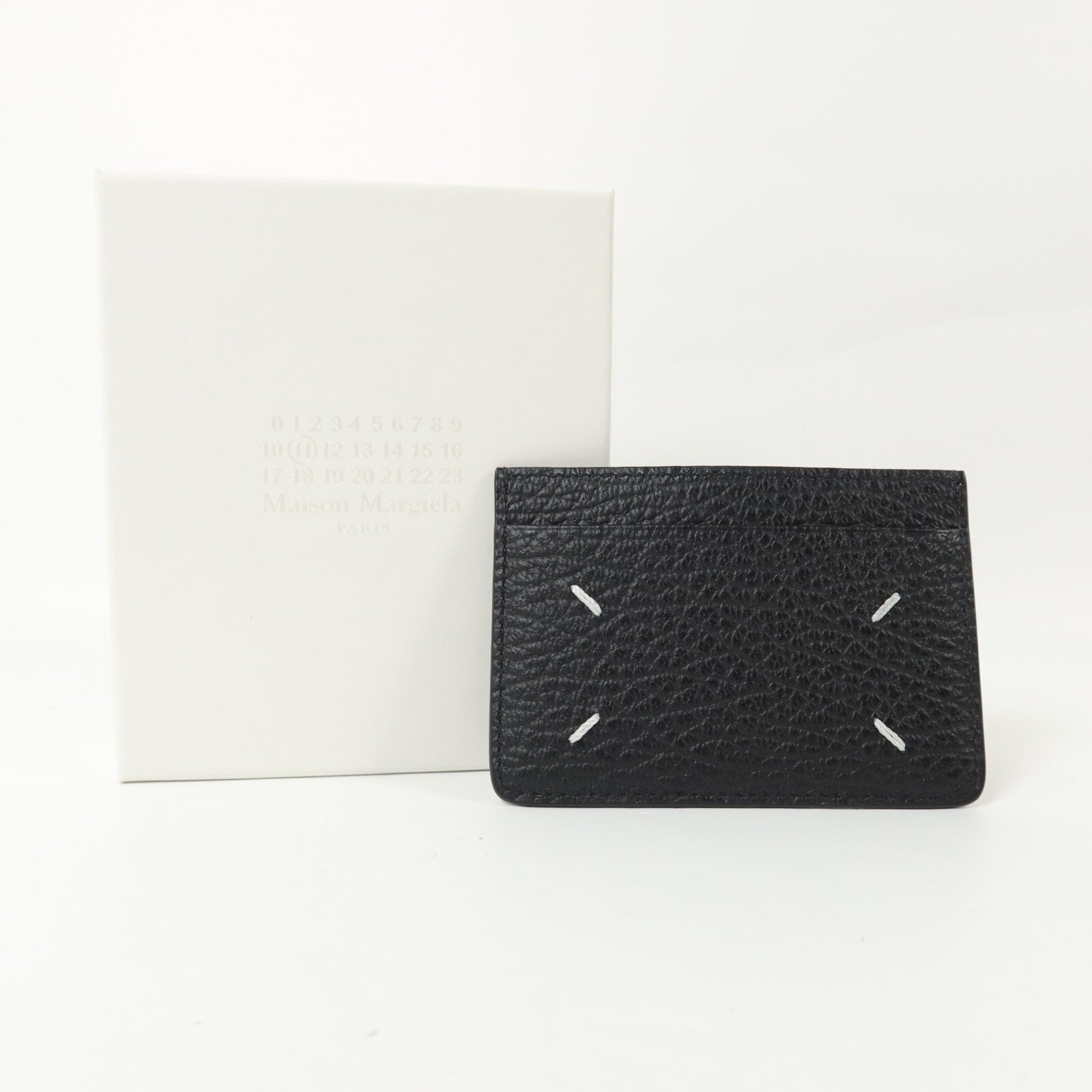 SELECTION 牛皮皮革Four Stitches Business卡片套