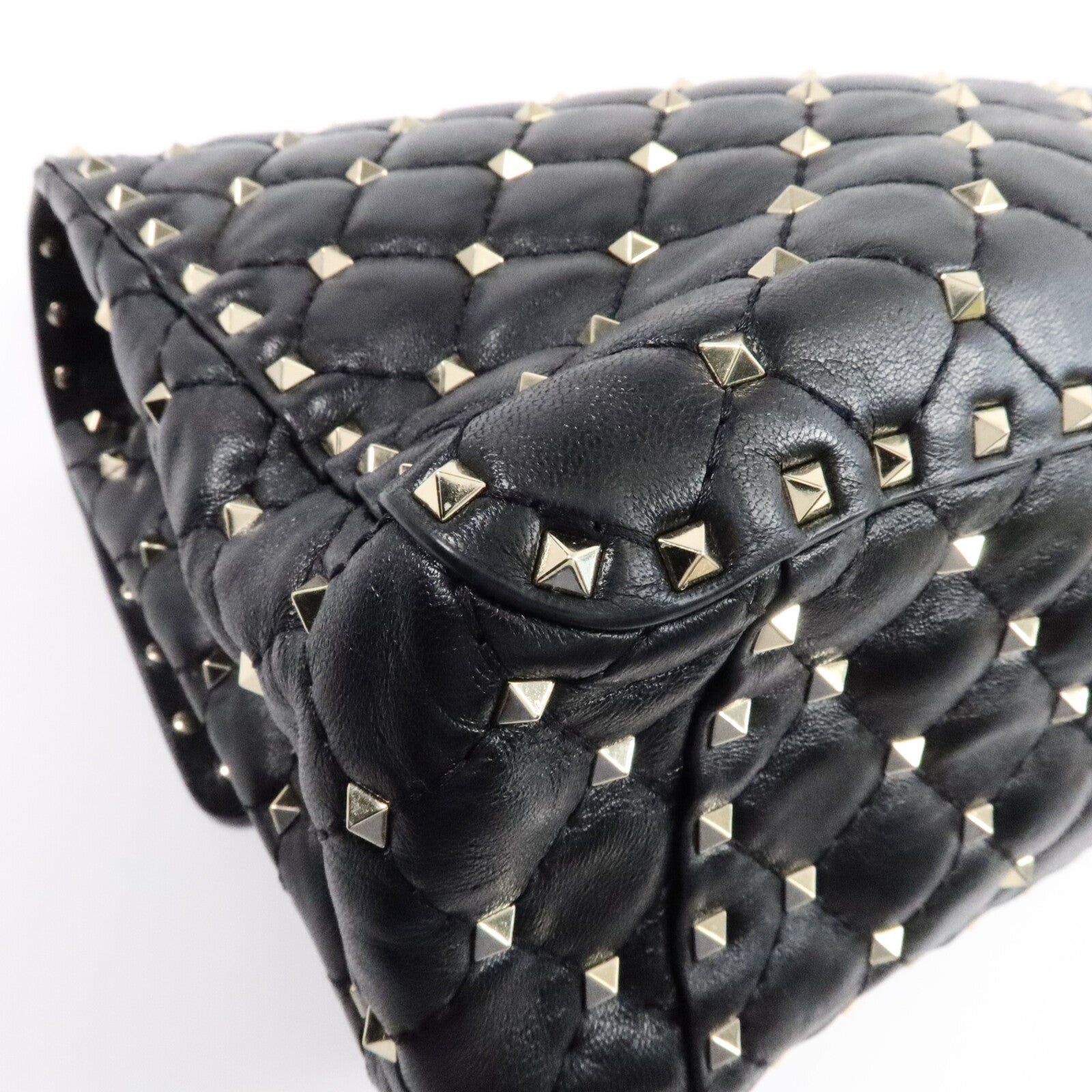 Valentino 牛皮皮革Rockstud Spike Large手挽肩背兩用袋
