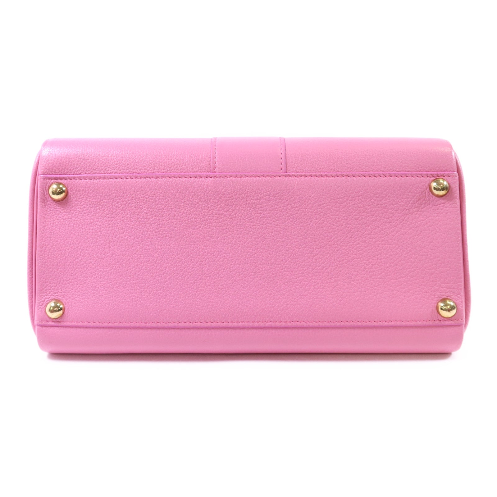 Delvaux 牛皮皮革Brillant MM金扣手挽肩背兩用袋