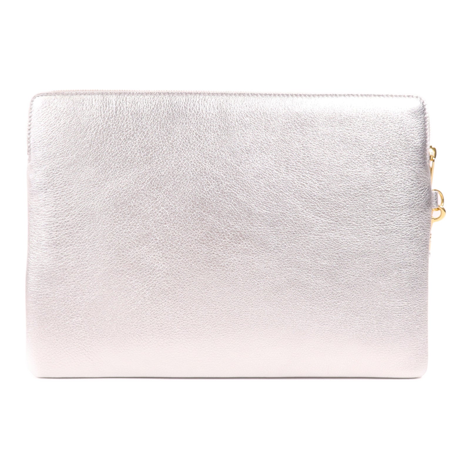 CELINE 牛皮皮革Clutch金扣手拿包