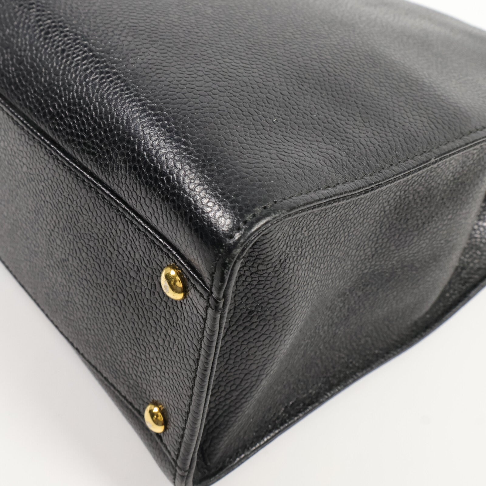 CHANEL 牛皮皮革Vintage Shoulder Bag鏈帶手挽袋