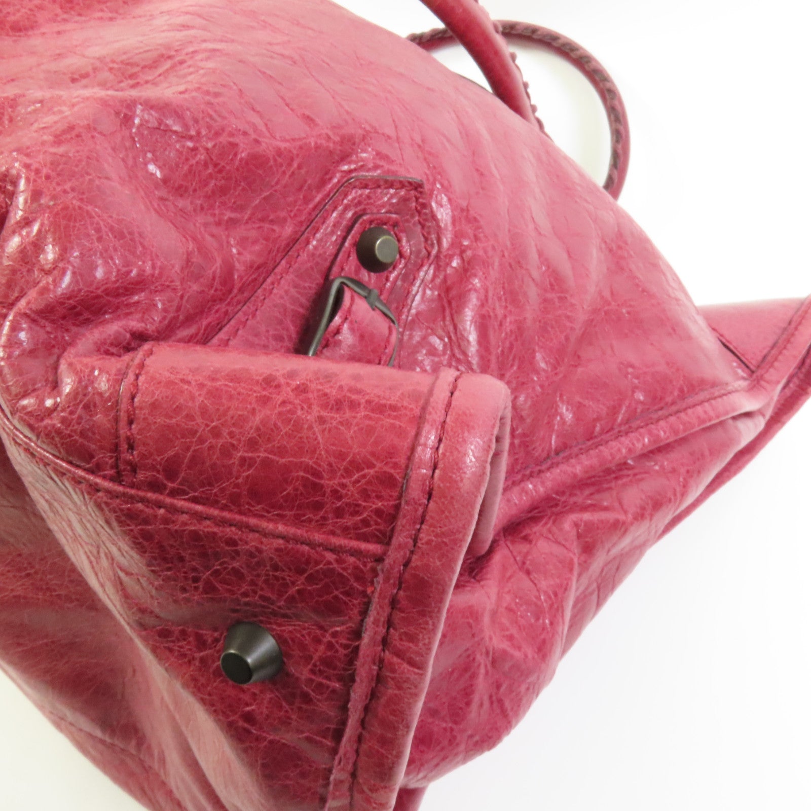 BALENCIAGA 牛皮皮革Weekender手挽袋