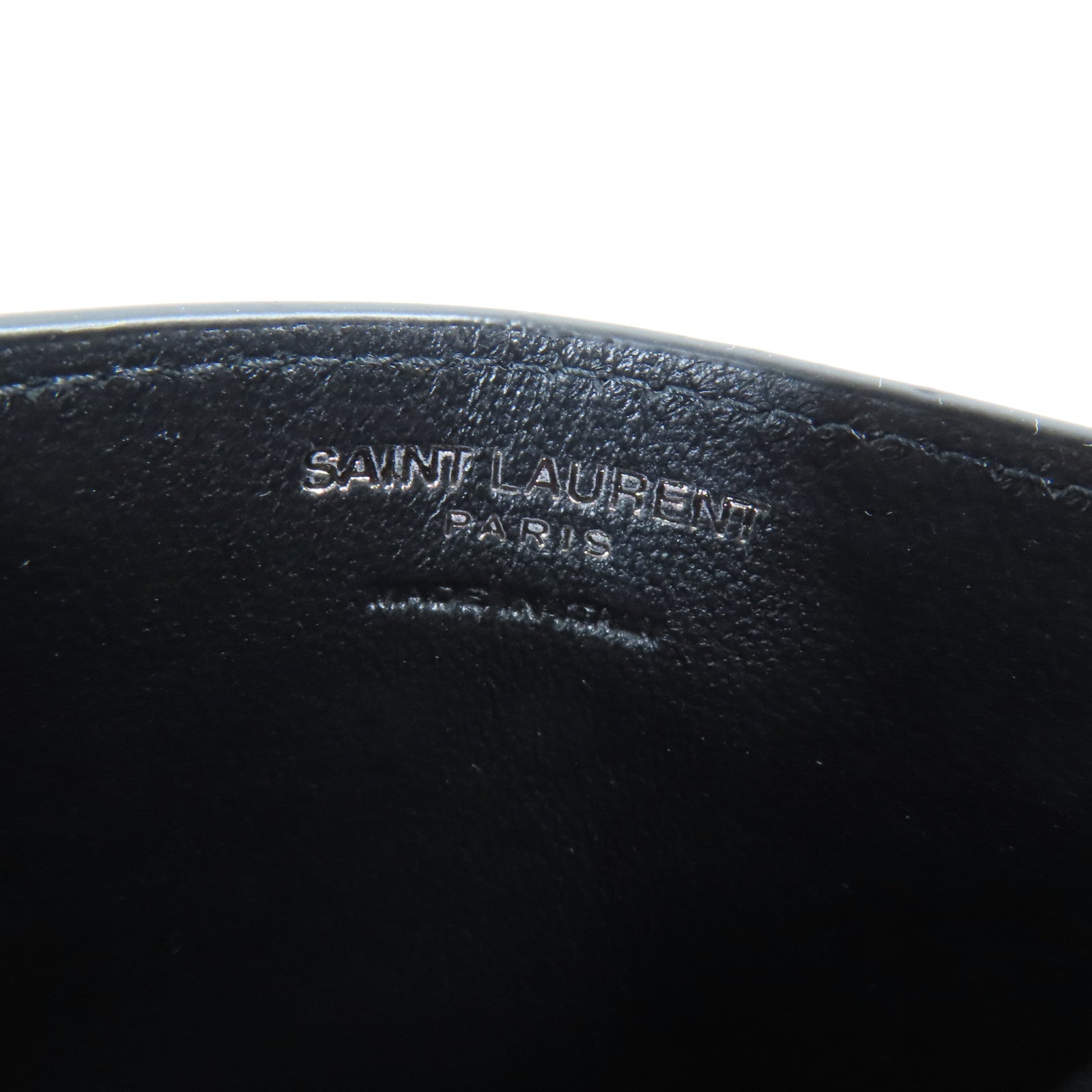 SAINT LAURENT 牛皮皮革TINY CASSANDRA Card Case卡片套