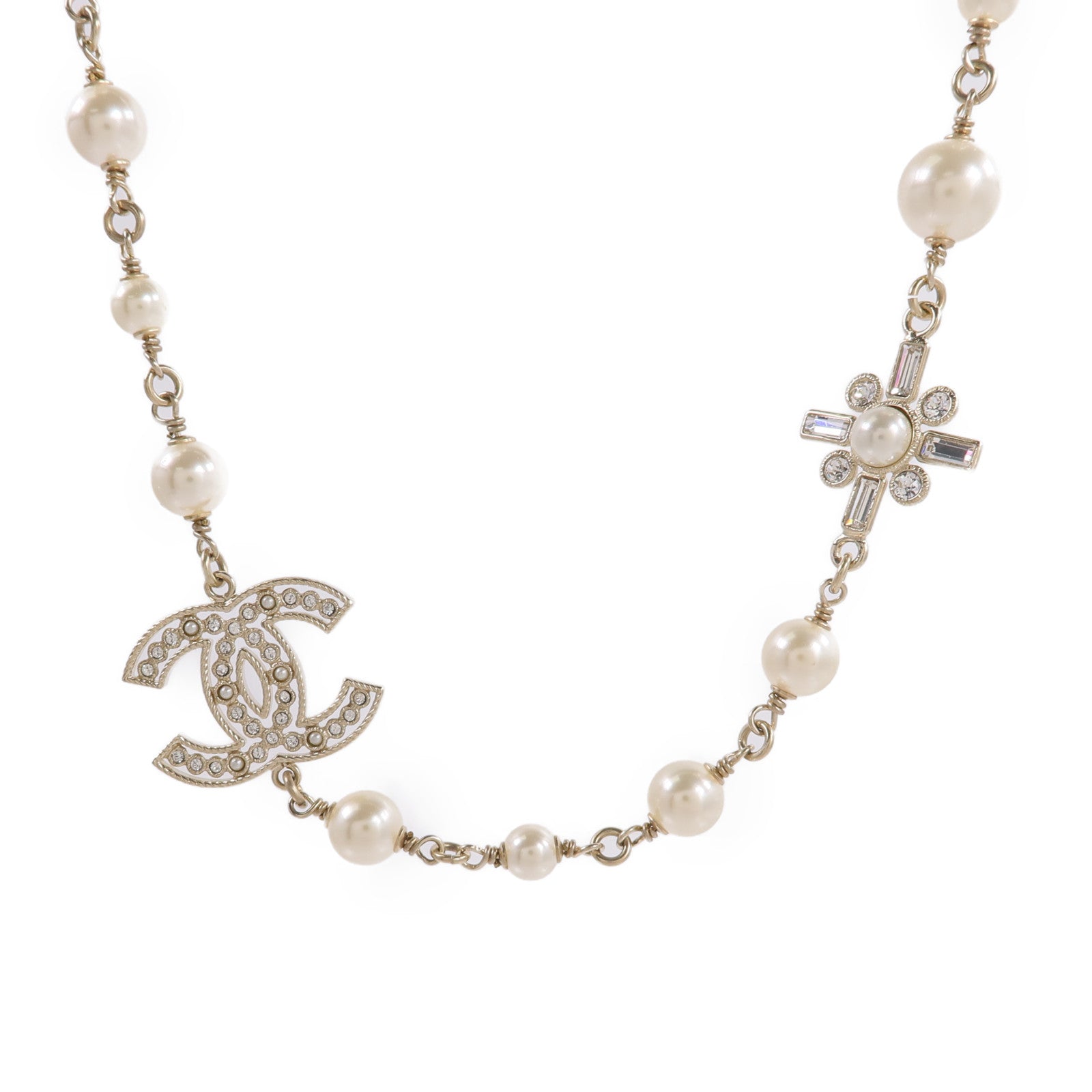 CHANEL PVC/金屬Necklace項鍊