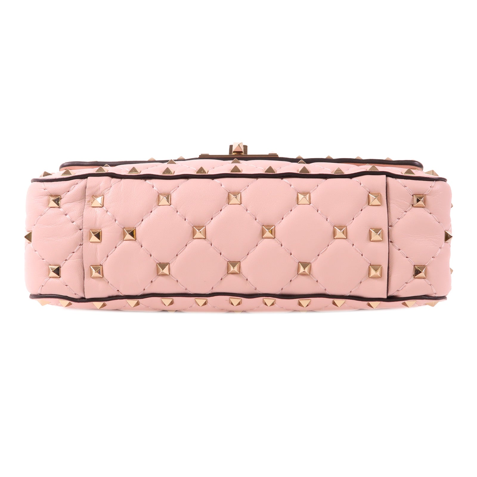 Valentino 皮革Rockstud Spike金扣手挽肩背兩用袋