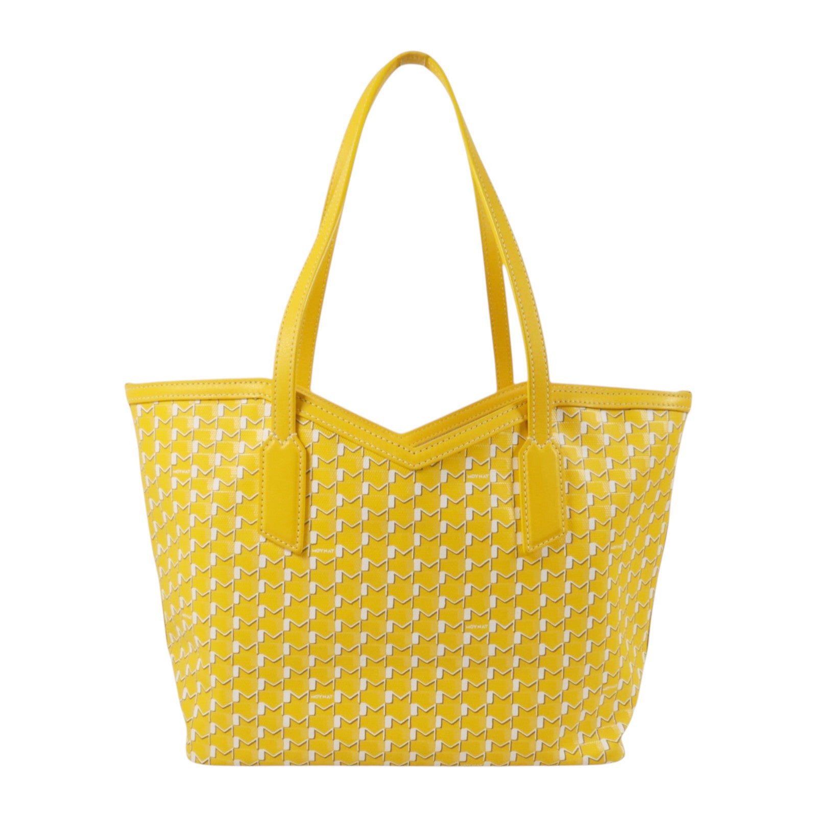 SELECTION 塗層帆布Moynat M Tote PM銀扣肩背袋