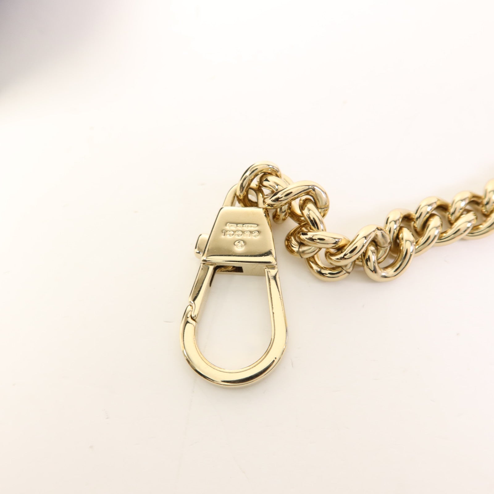 GUCCI 牛皮皮革Chain Shoulder金扣鏈帶肩背袋