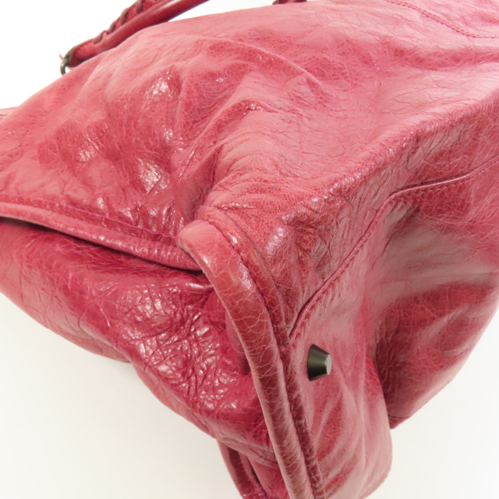 BALENCIAGA 牛皮皮革Weekender手挽袋