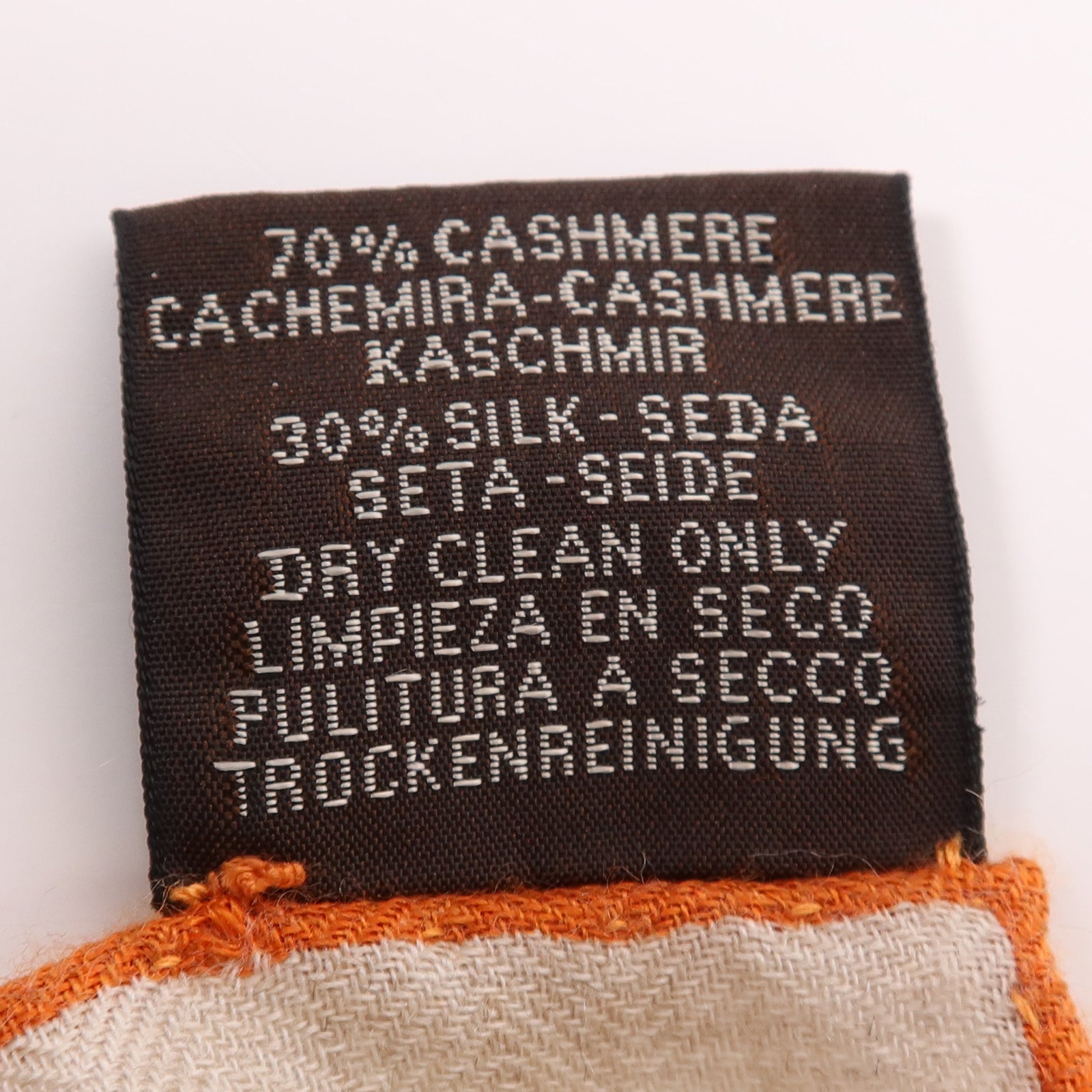 HERMES 羊絨/絲質Scarf 140X140絲巾Multicolor