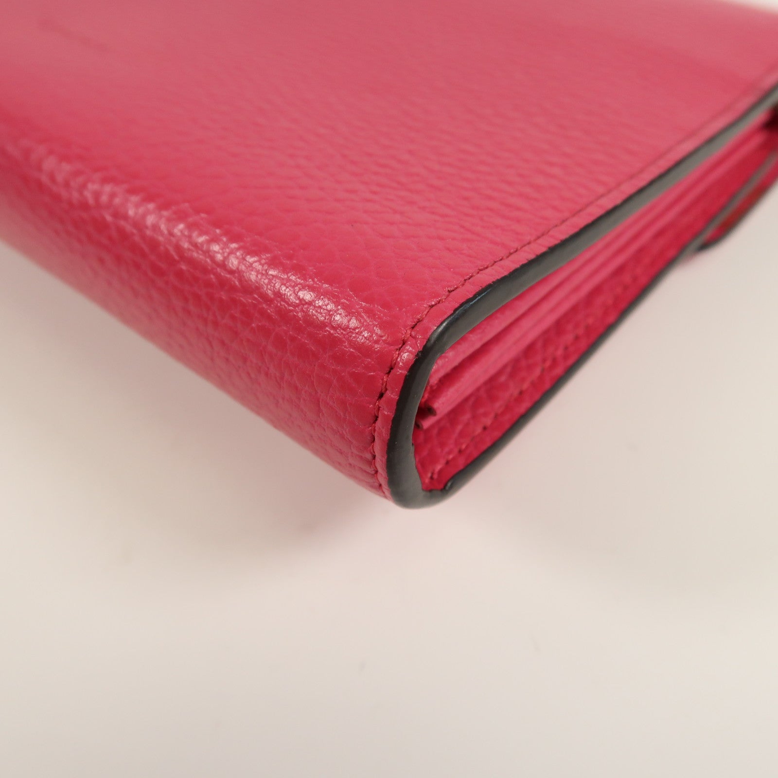 GUCCI GG Shoulder Bag Calfskin Leather