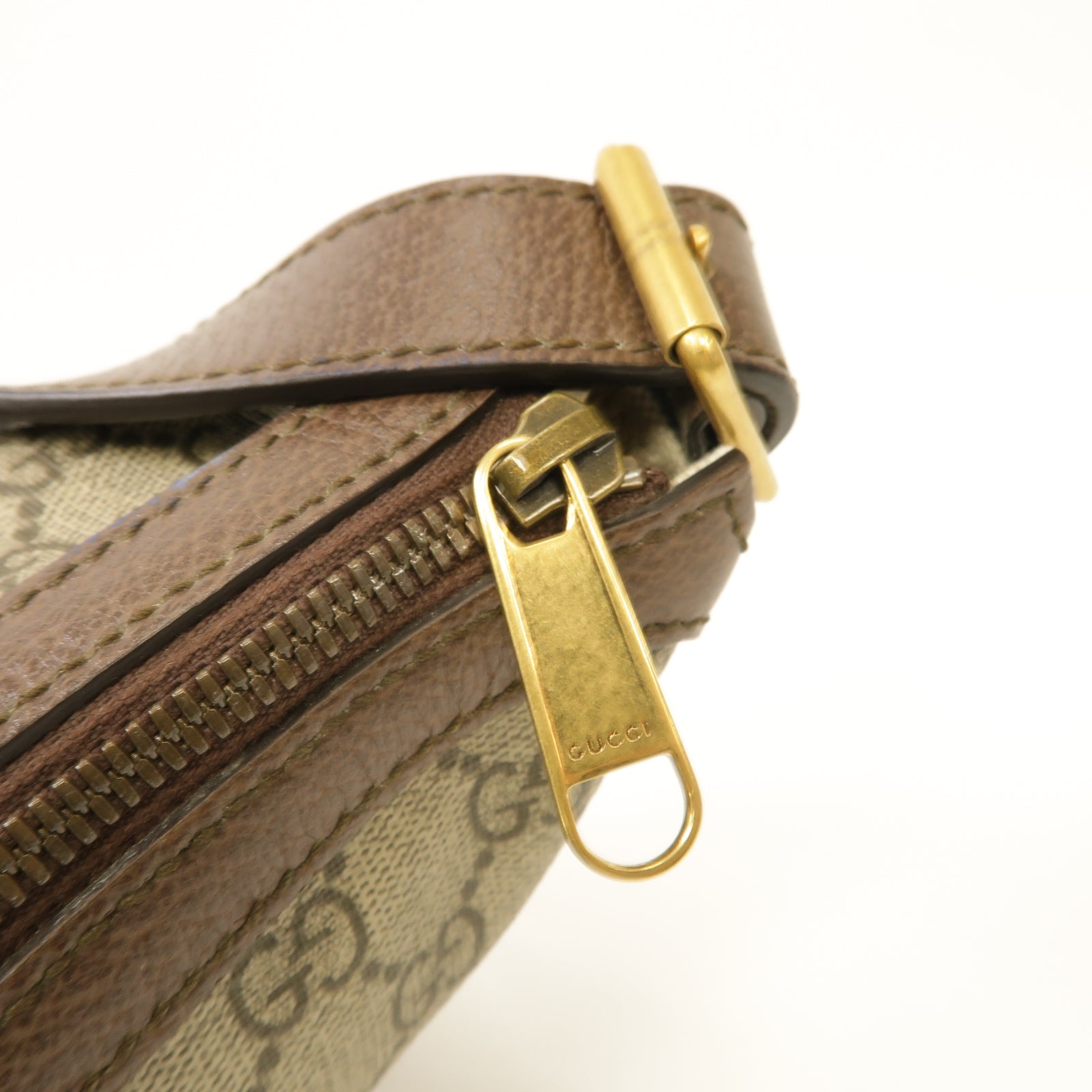 GUCCI 塗層帆布Ophidia GG Small Crossbody Bag金扣肩背袋啡色